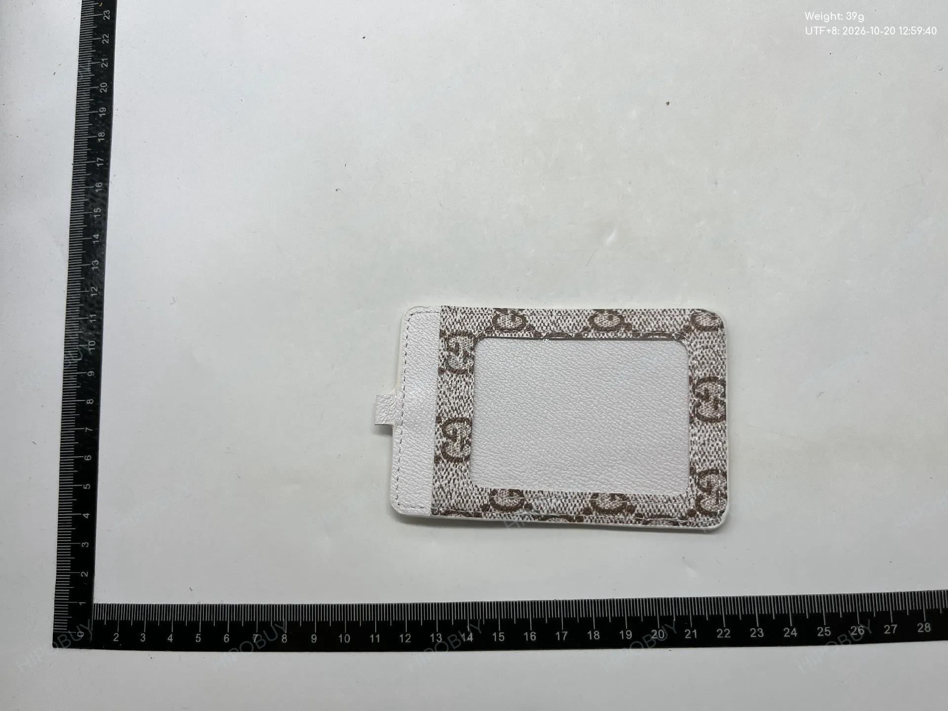 Foto QC 2 de Fendi FF Card Holder with Lanyard Fabric Brown