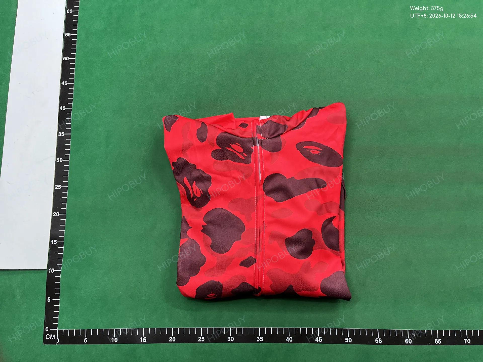 Foto QC 4 de BAPE Color Camo Shark Full Zip Hoodie Red