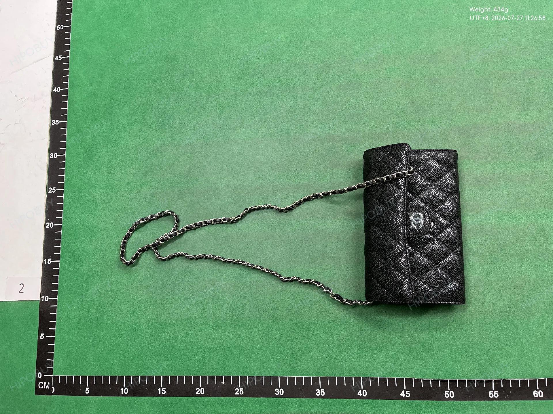 Foto QC 1 de Chanel WOC Quilted Black Caviar Leather