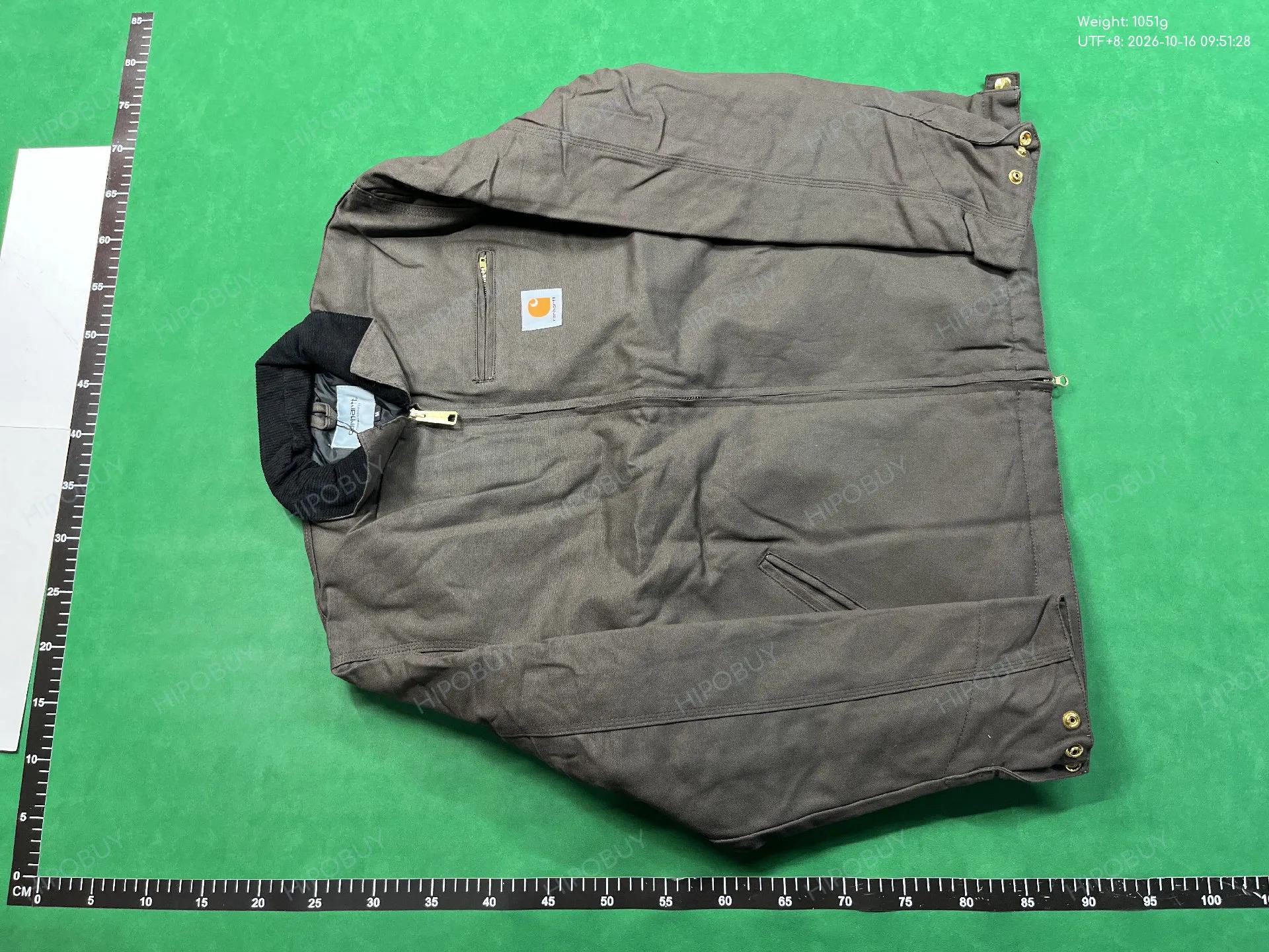 Foto QC 6 de Carhartt WIP Detroit Jacket Canvas Grey Black
