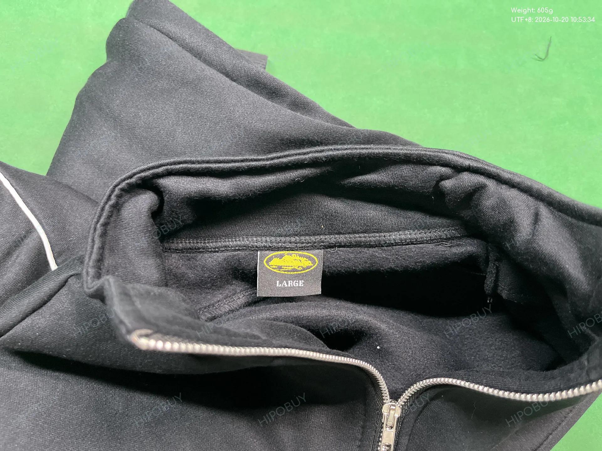 Foto QC 1 de Corteiz Crewneck Sweater Logo Chunky Knit Black