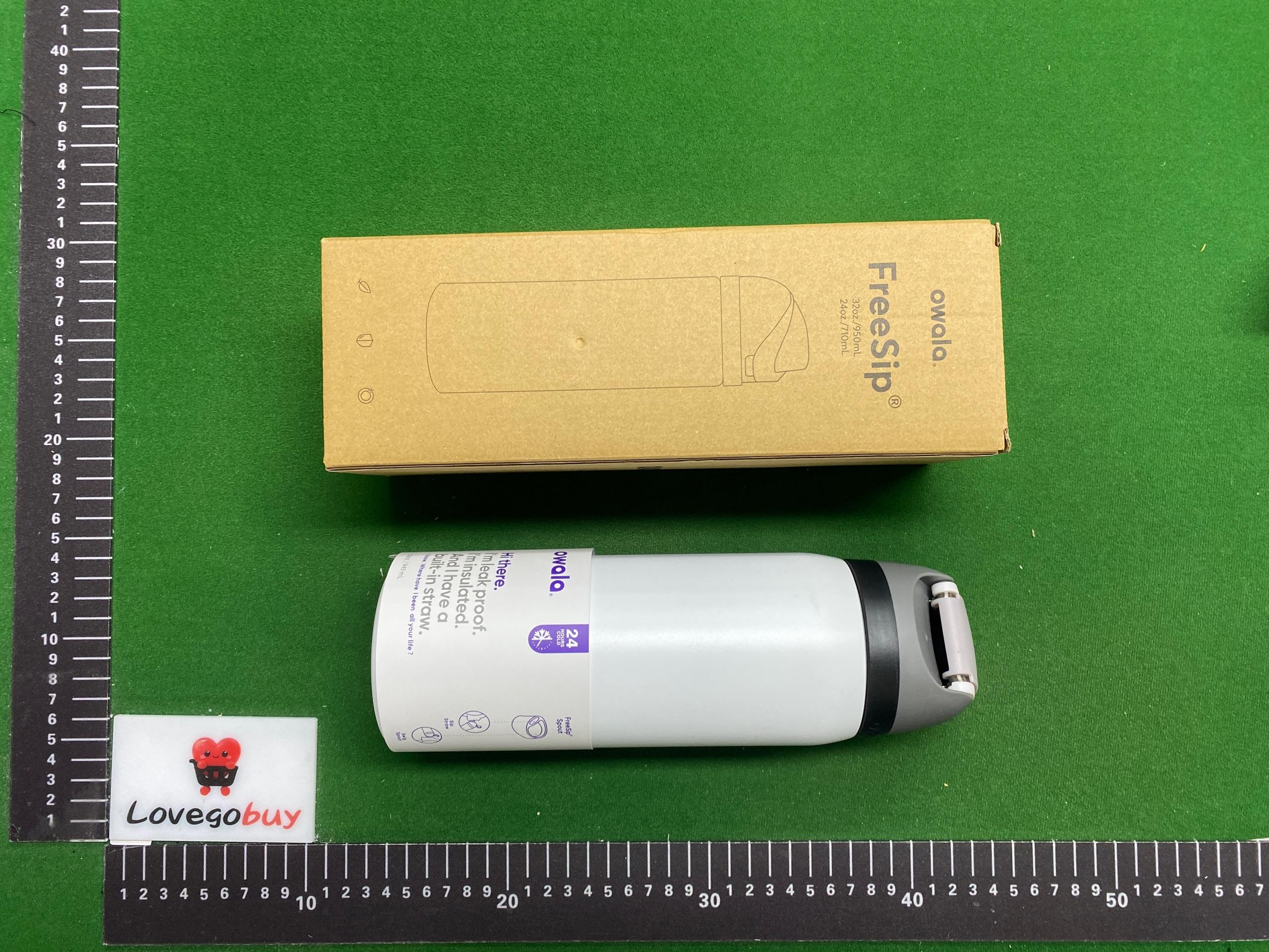 Foto QC 1 de Owala FreeSip Water Bottle 32oz Very, Very Dark