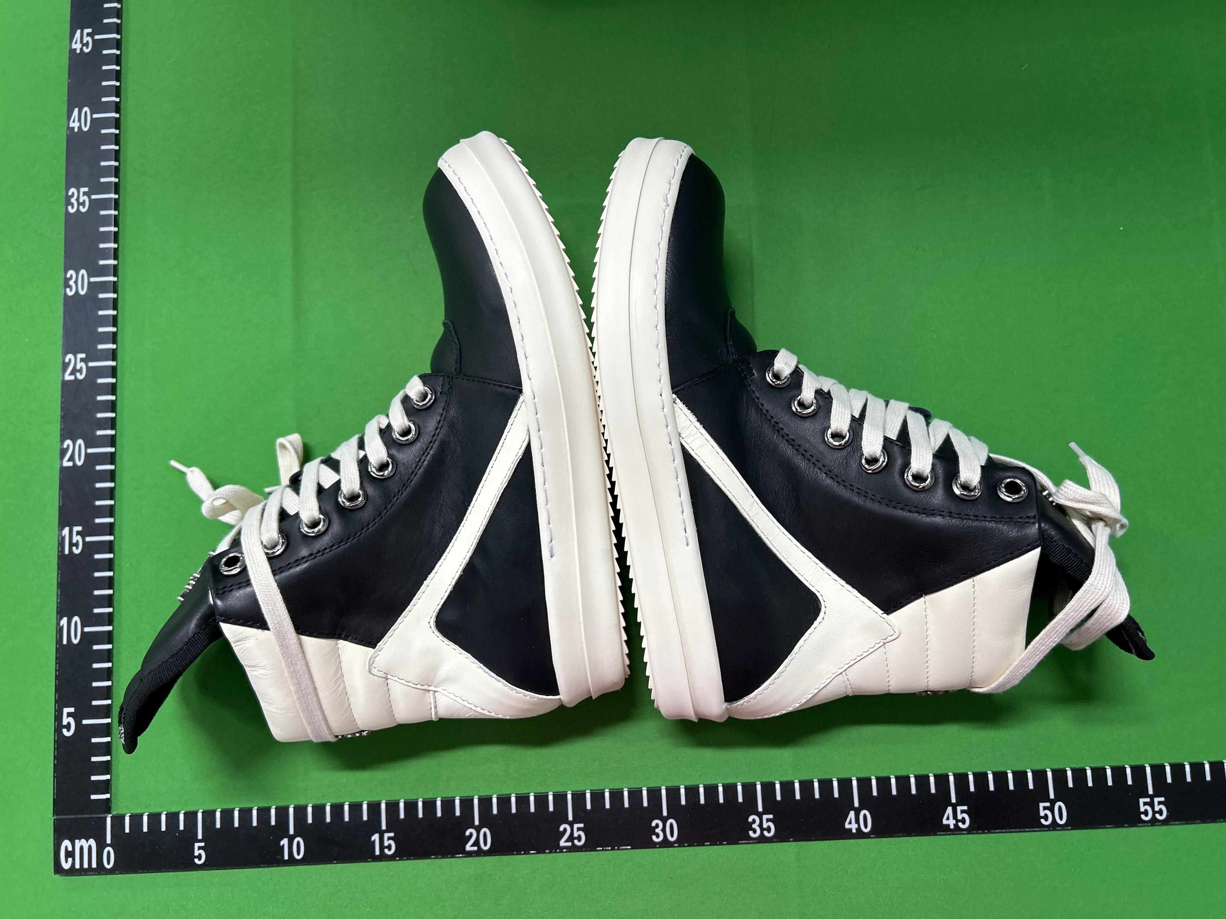 Foto QC 5 de Rick Owens Geobasket High Chrome Hearts Black Milk
