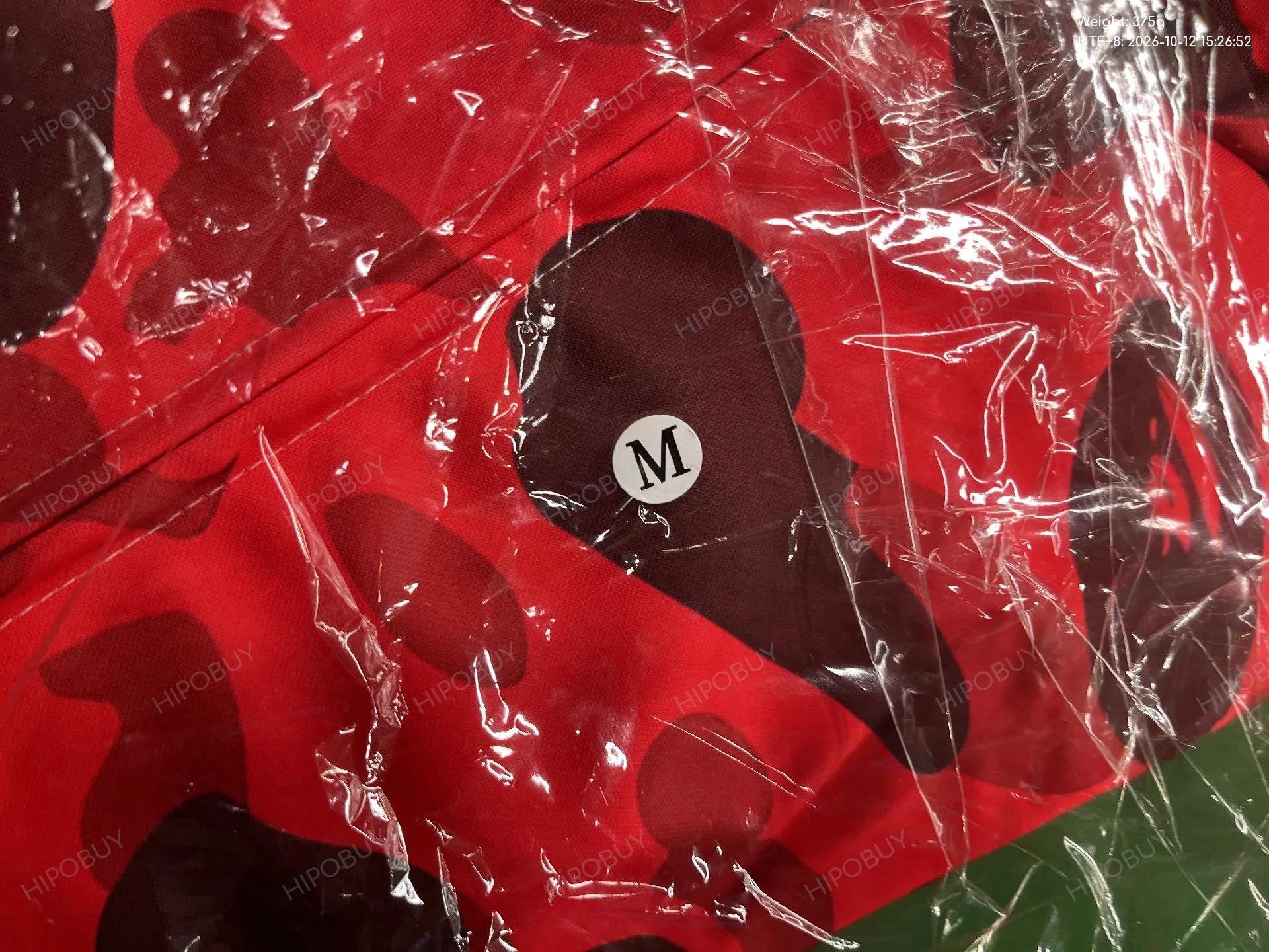 Foto QC 1 de BAPE Color Camo Shark Full Zip Hoodie Red