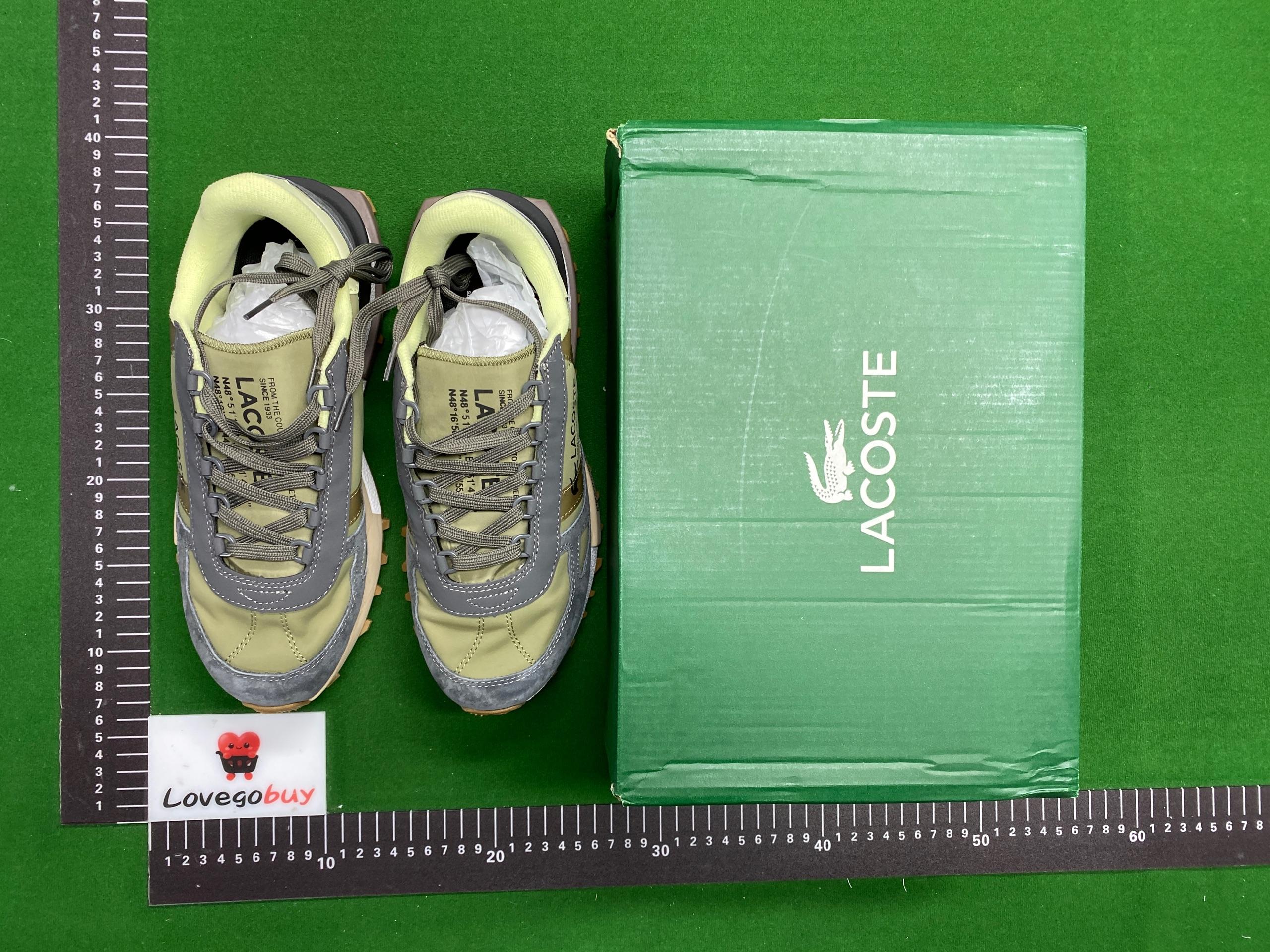 Foto QC 2 de Lacoste Elite Active Low Off White Dark Green Pink 49SFA0002-1Y5