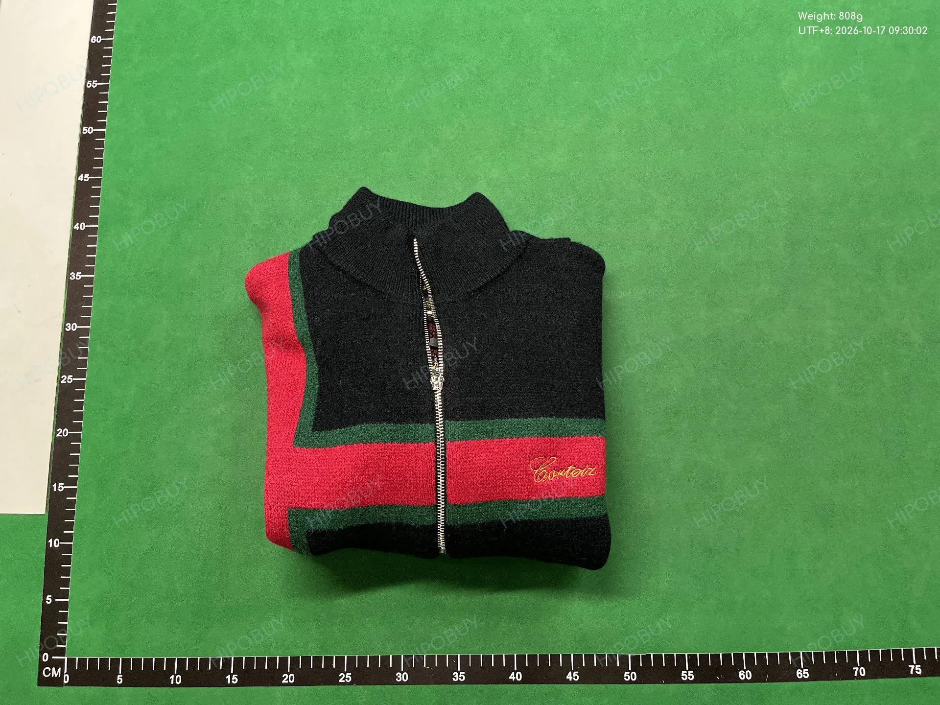 Foto QC 8 de Corteiz Crewneck Sweater Logo Chunky Knit Black