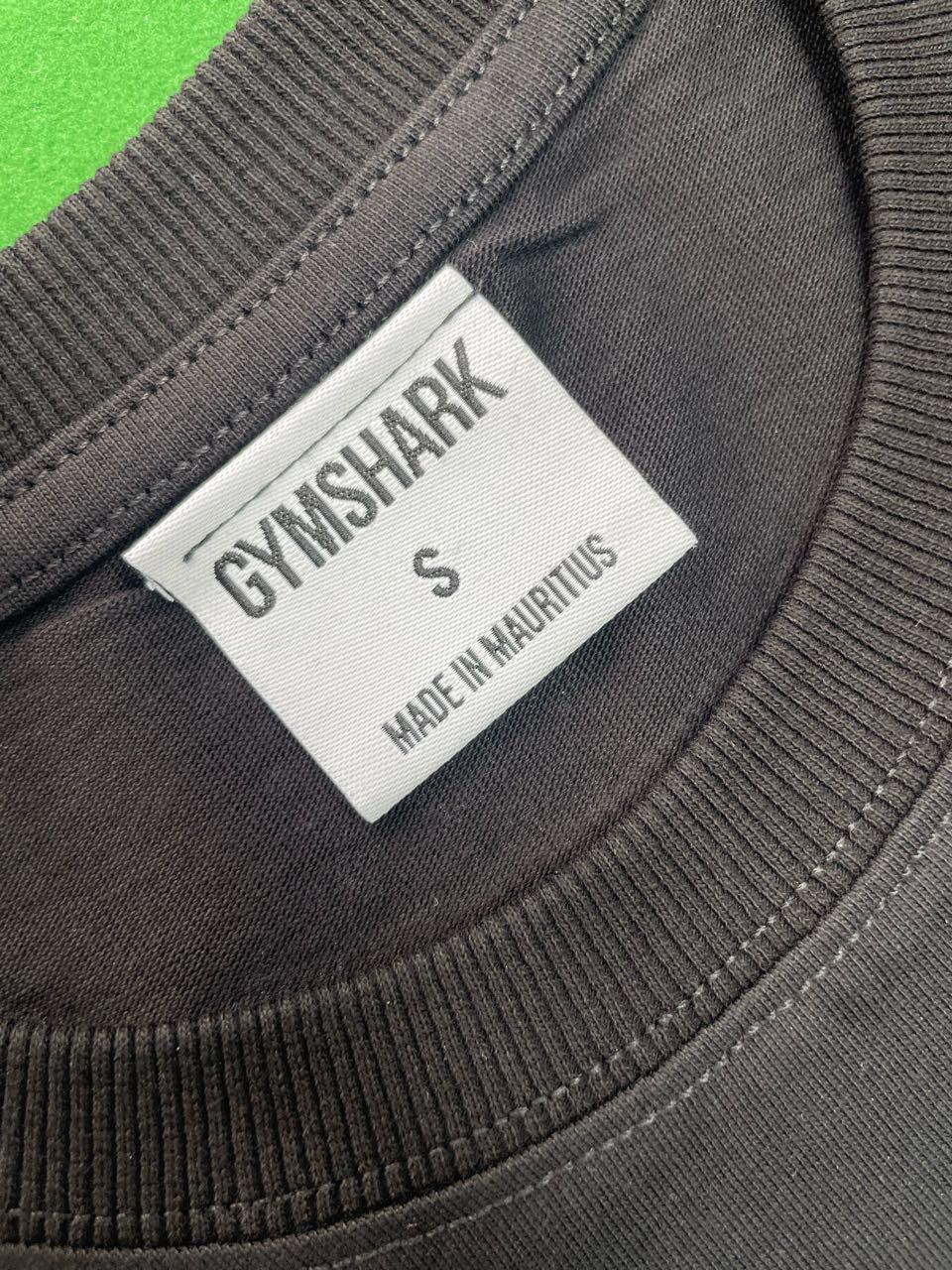 Foto QC 7 de Gymshark Front Logo Back Printed Oversized T-shirt White