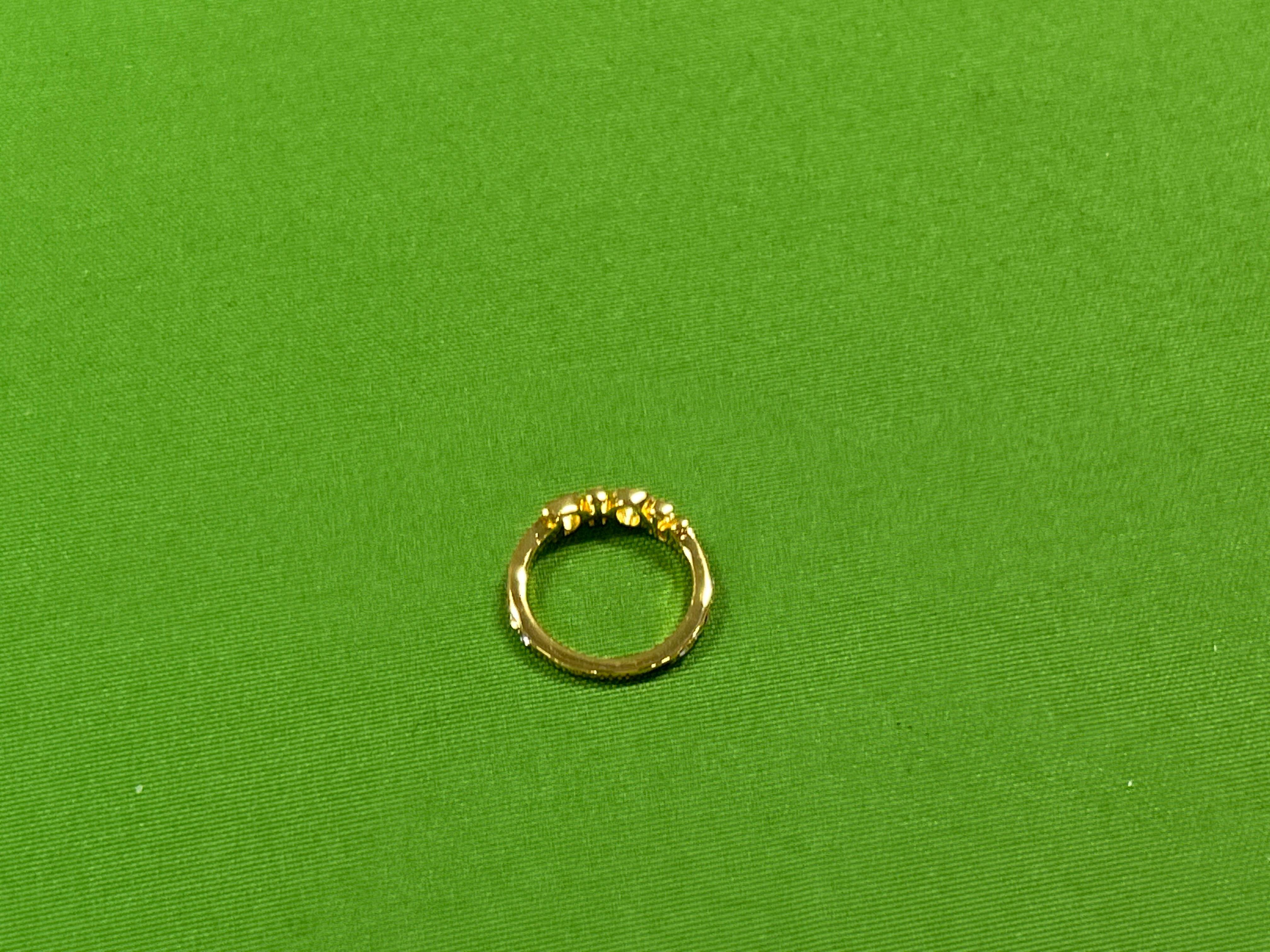 Foto QC 7 de Dior Dior Evolution Ring Metal and Strass Crystal Gold