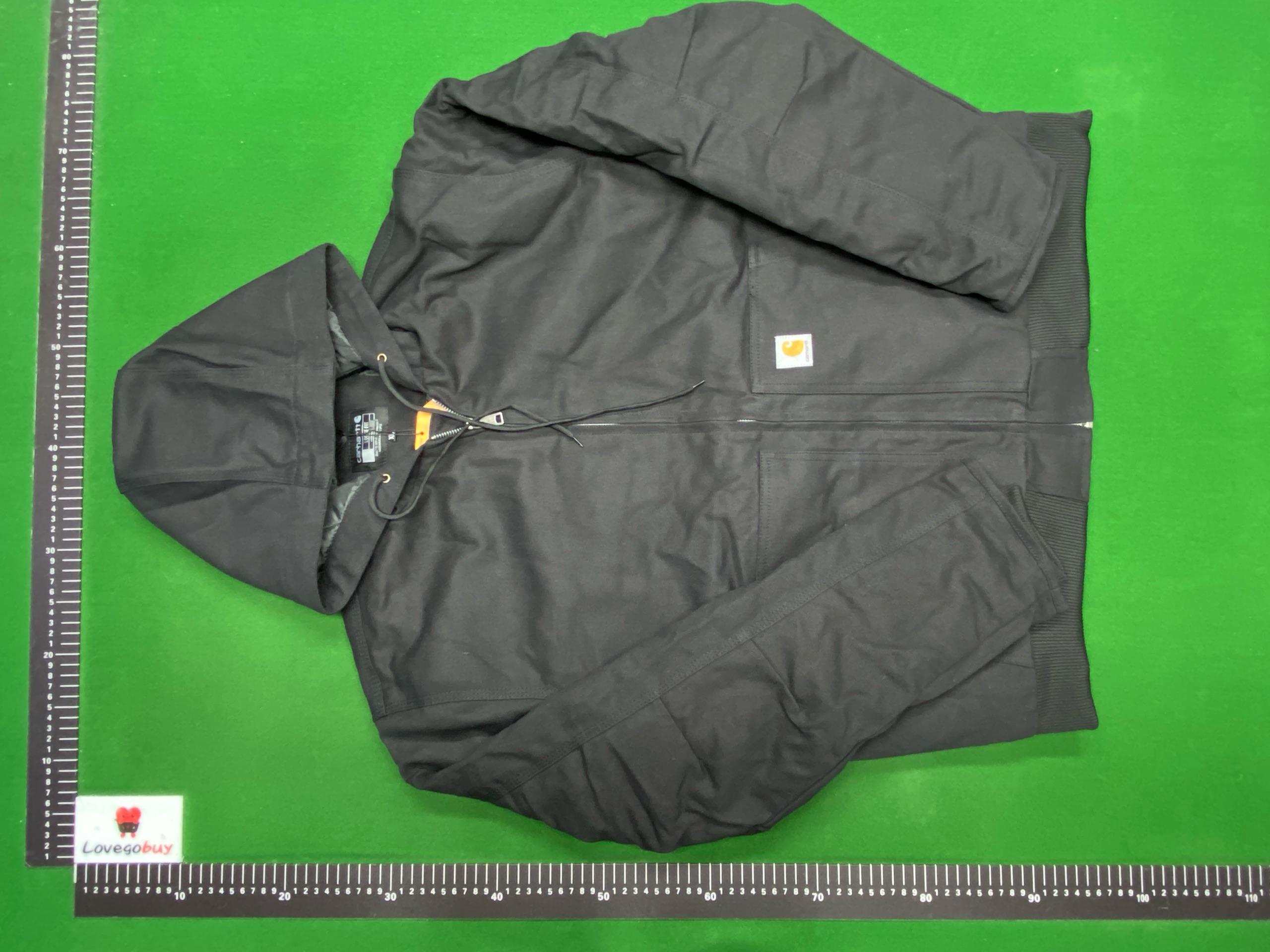 Foto QC 1 de Carhartt J130 Active Jacket Loose Fit Washed Duck Insulated Black