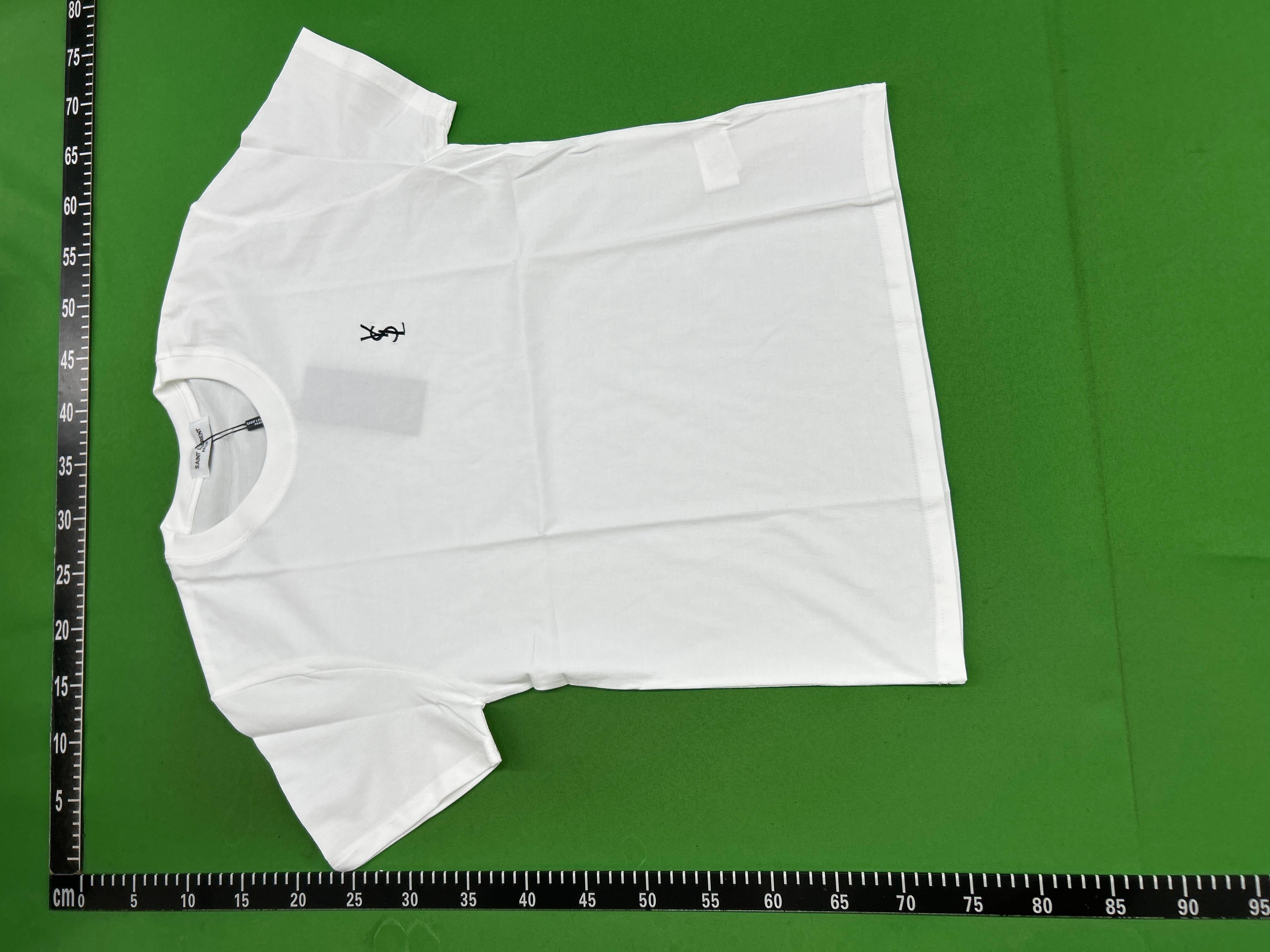 Foto QC 3 de Saint Laurent T-shirt Monogram White