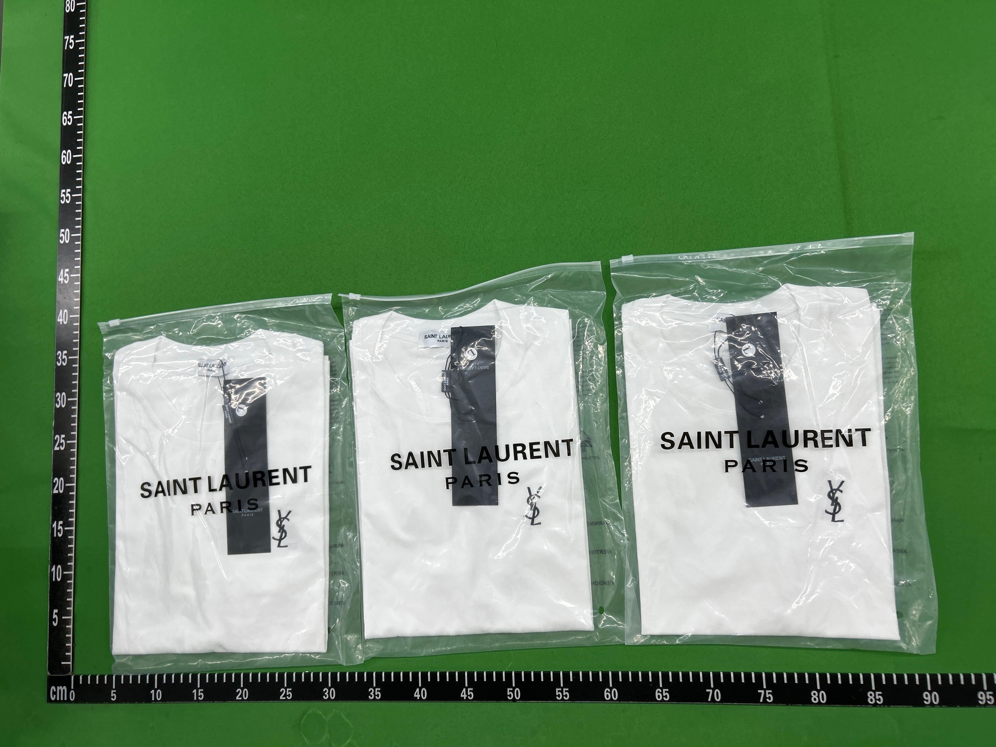 Foto QC 1 de Saint Laurent T-shirt Monogram White
