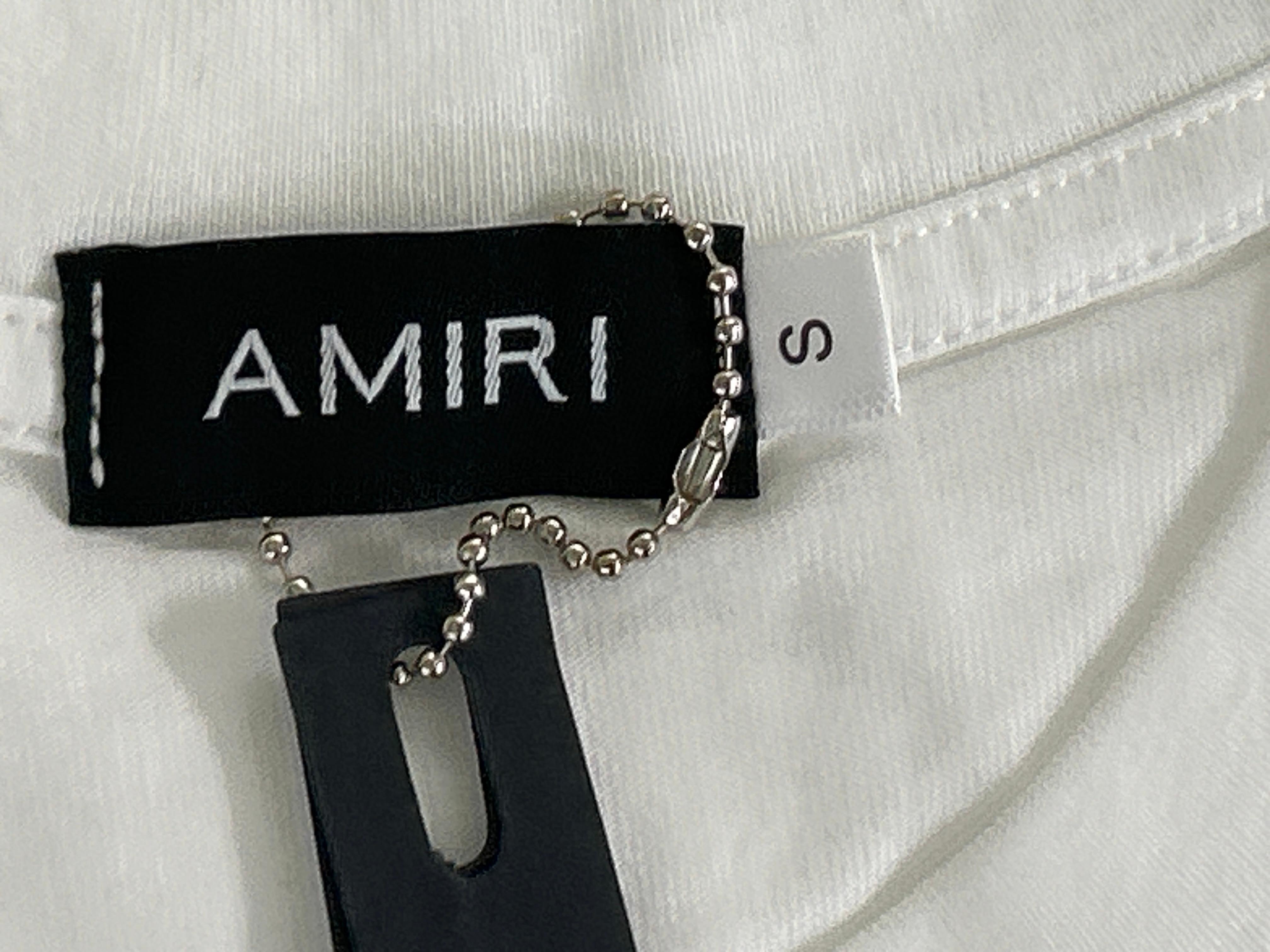 Foto QC 6 de AMIRI Cherub Palm Tree T-shirt Black