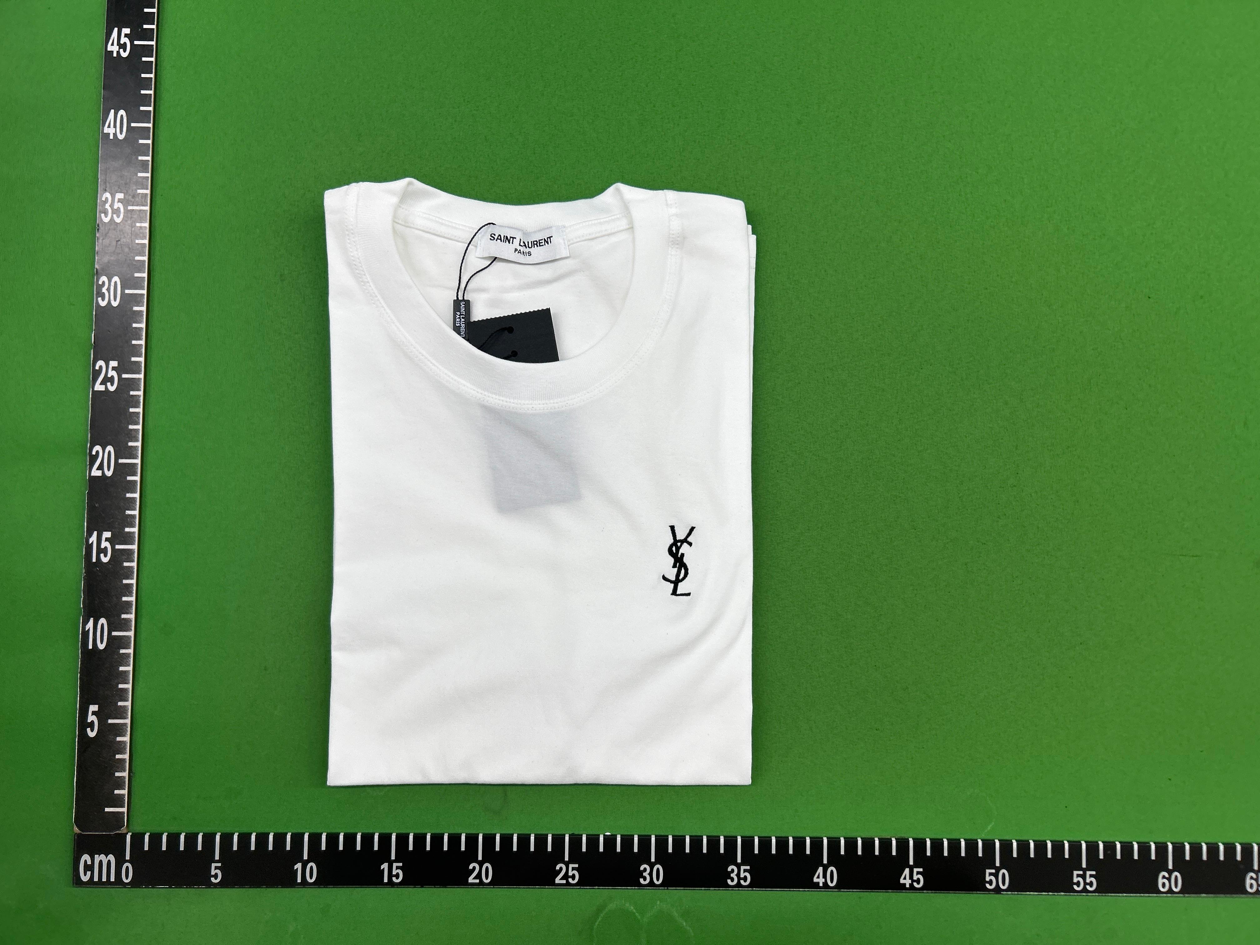 Foto QC 2 de Saint Laurent T-shirt Monogram White