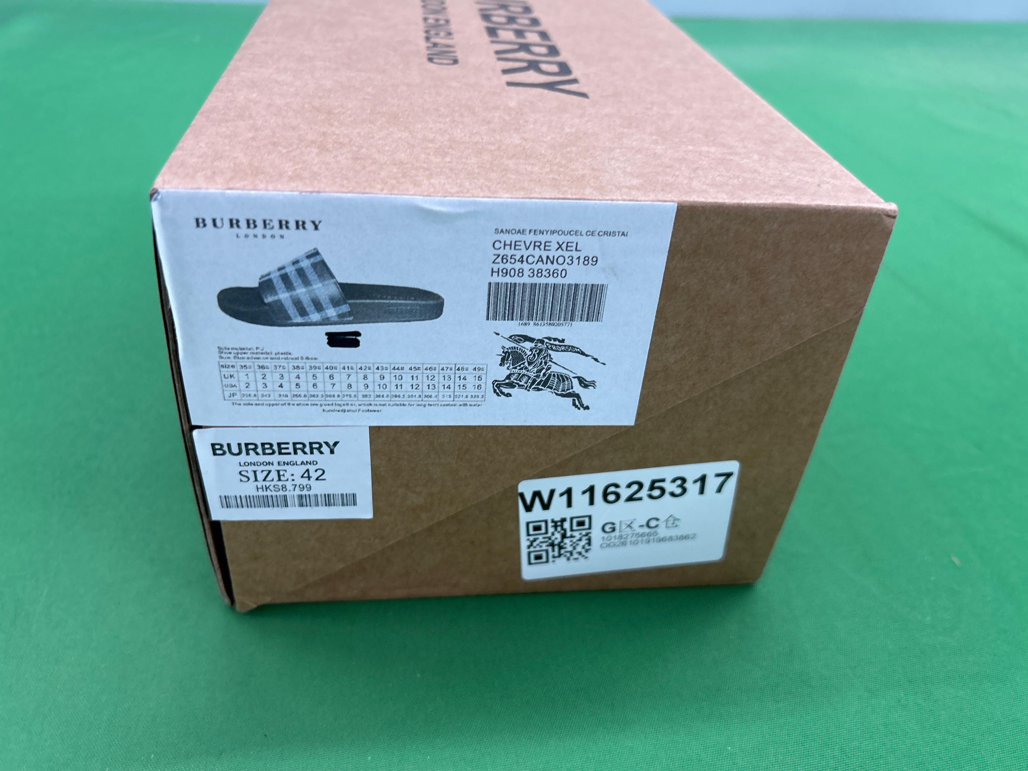 Foto QC 1 de Burberry Slide Rubber Vintage Check Archive Beige