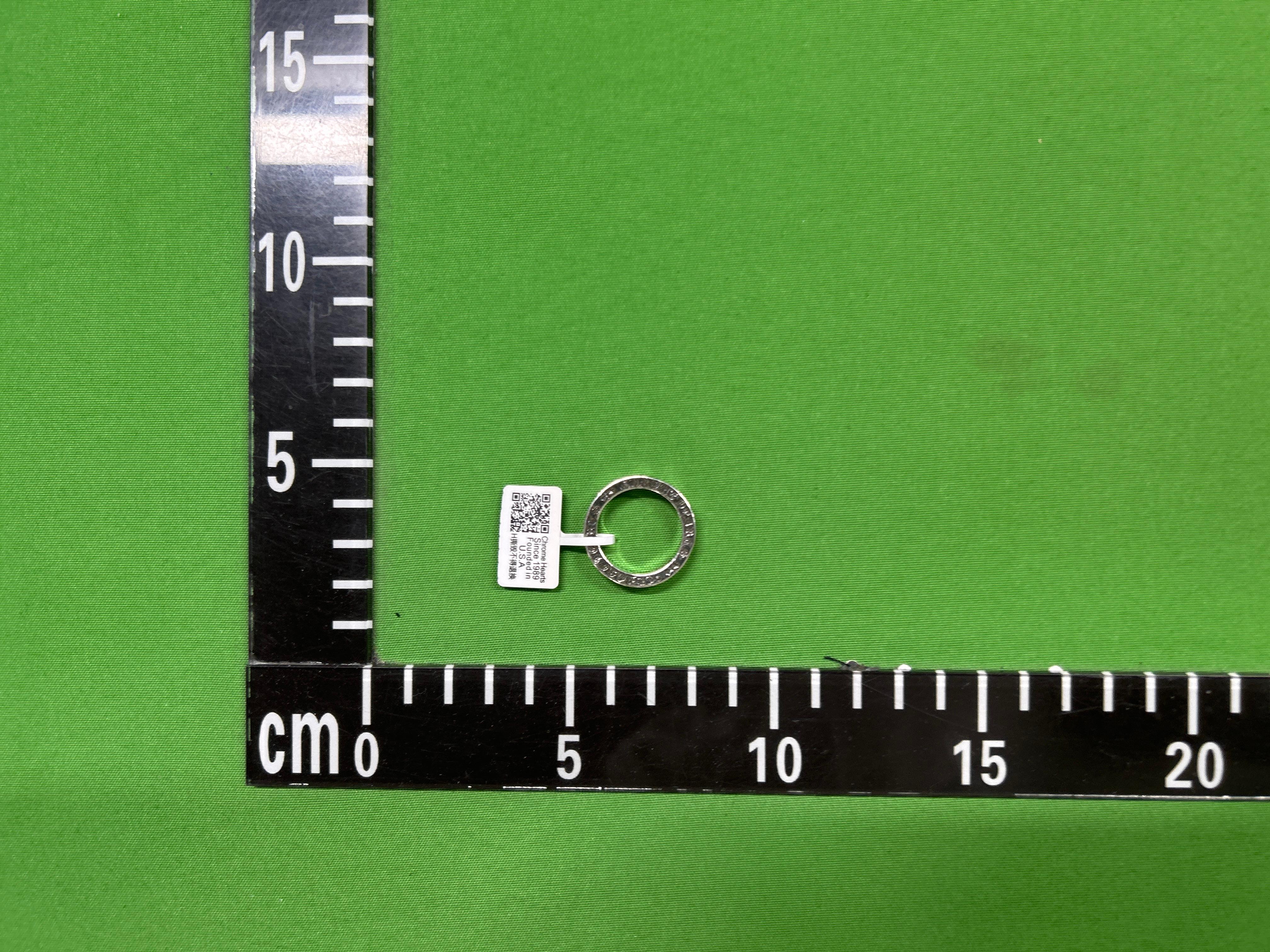 Foto QC 4 de Chrome Hearts Double Floral Cross Ring 925 Silver Diamond Silver