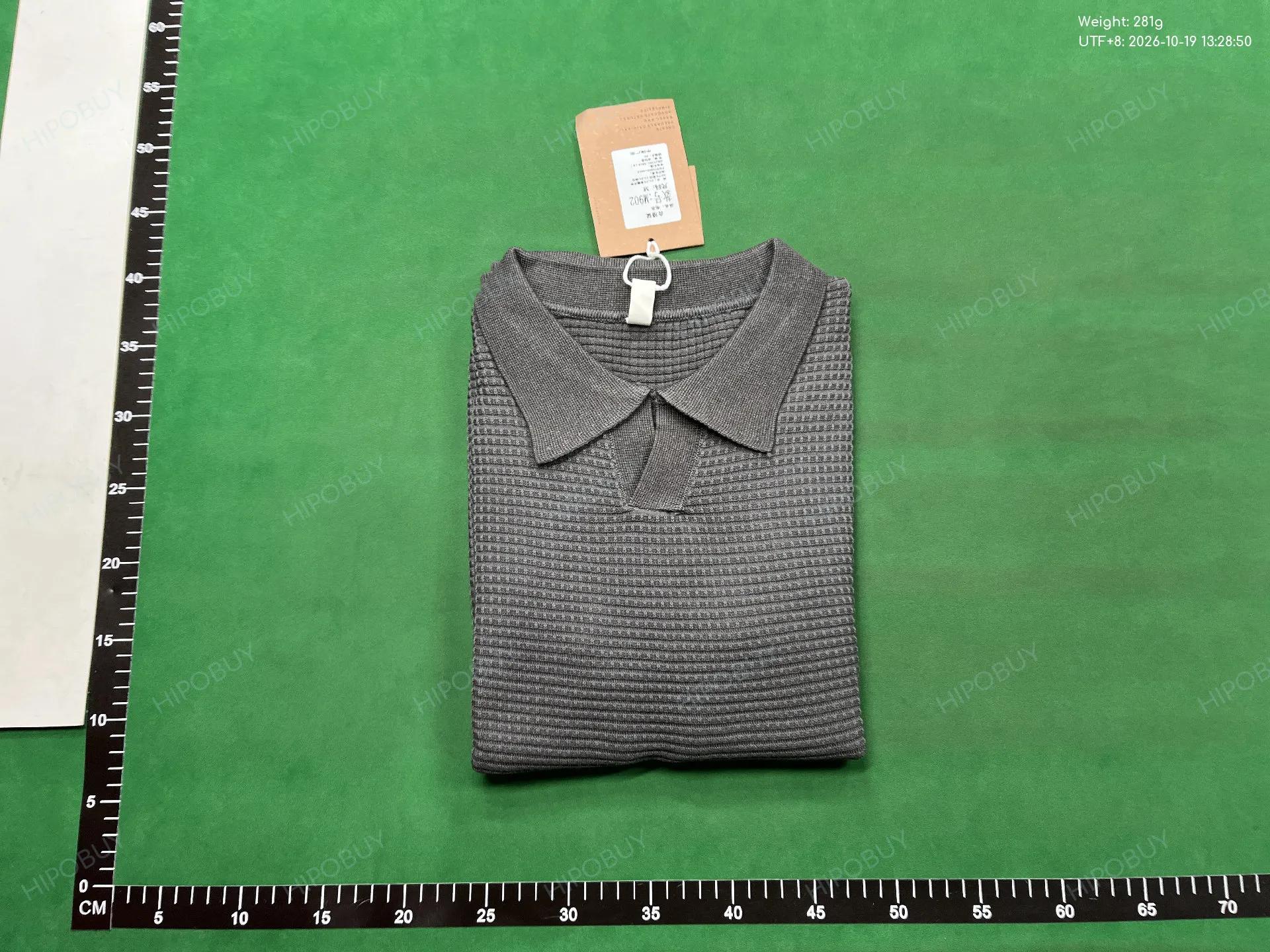 Foto QC 4 de Other Polo Collar Short Sleeve Knit Sweater White