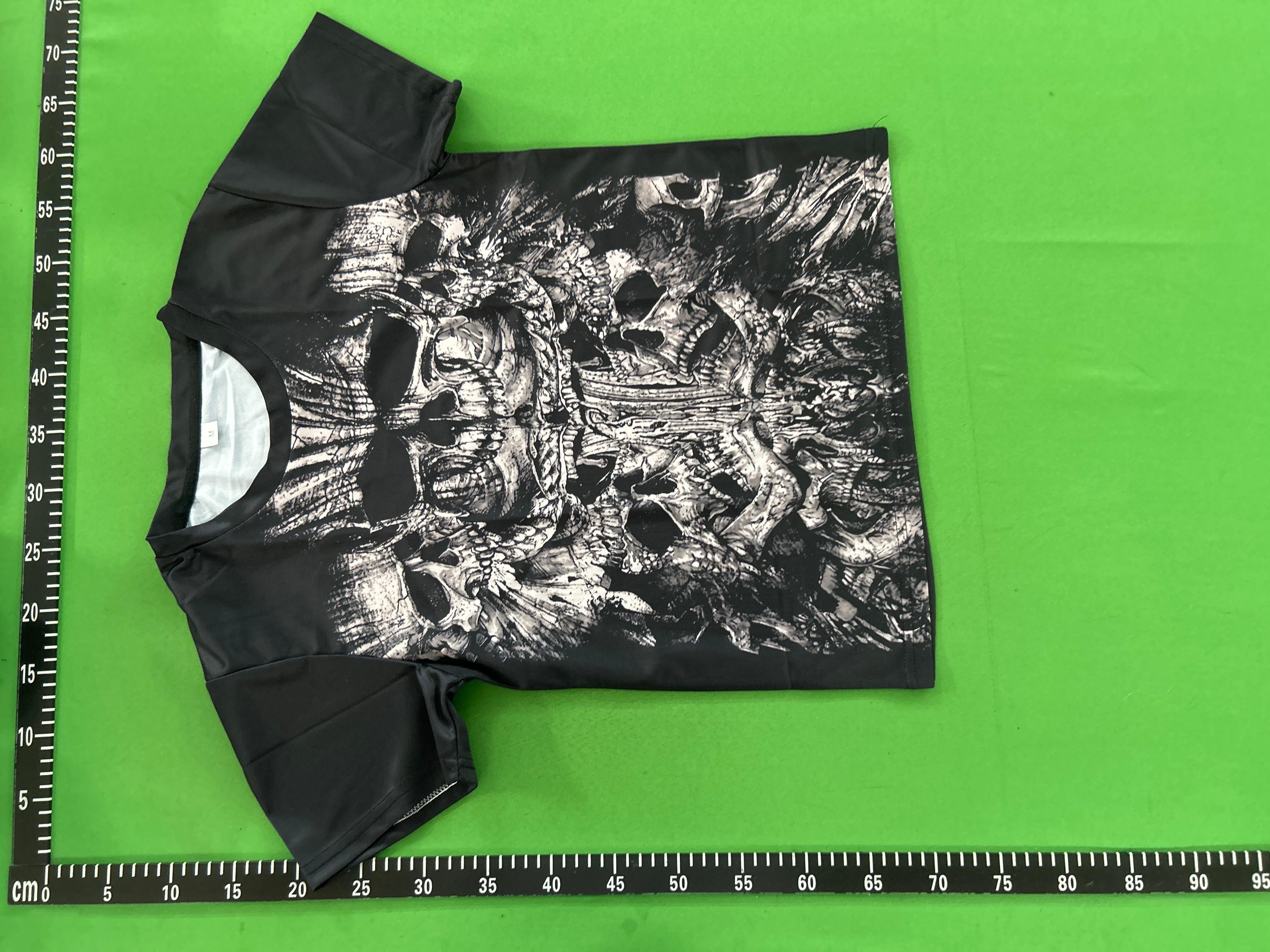 Foto QC 7 de Affliction Dead or Alive T-shirt Knight Skull Grey
