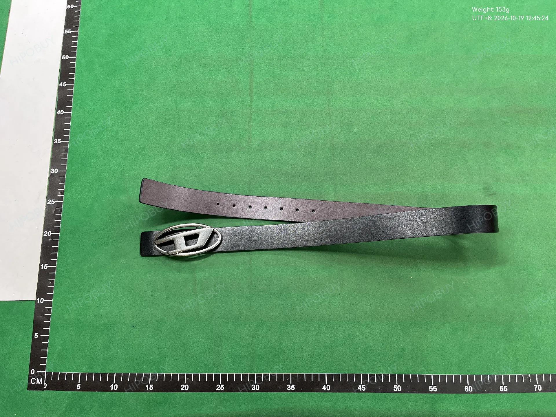 Foto QC 4 de Diesel Oval D Logo Belt Black
