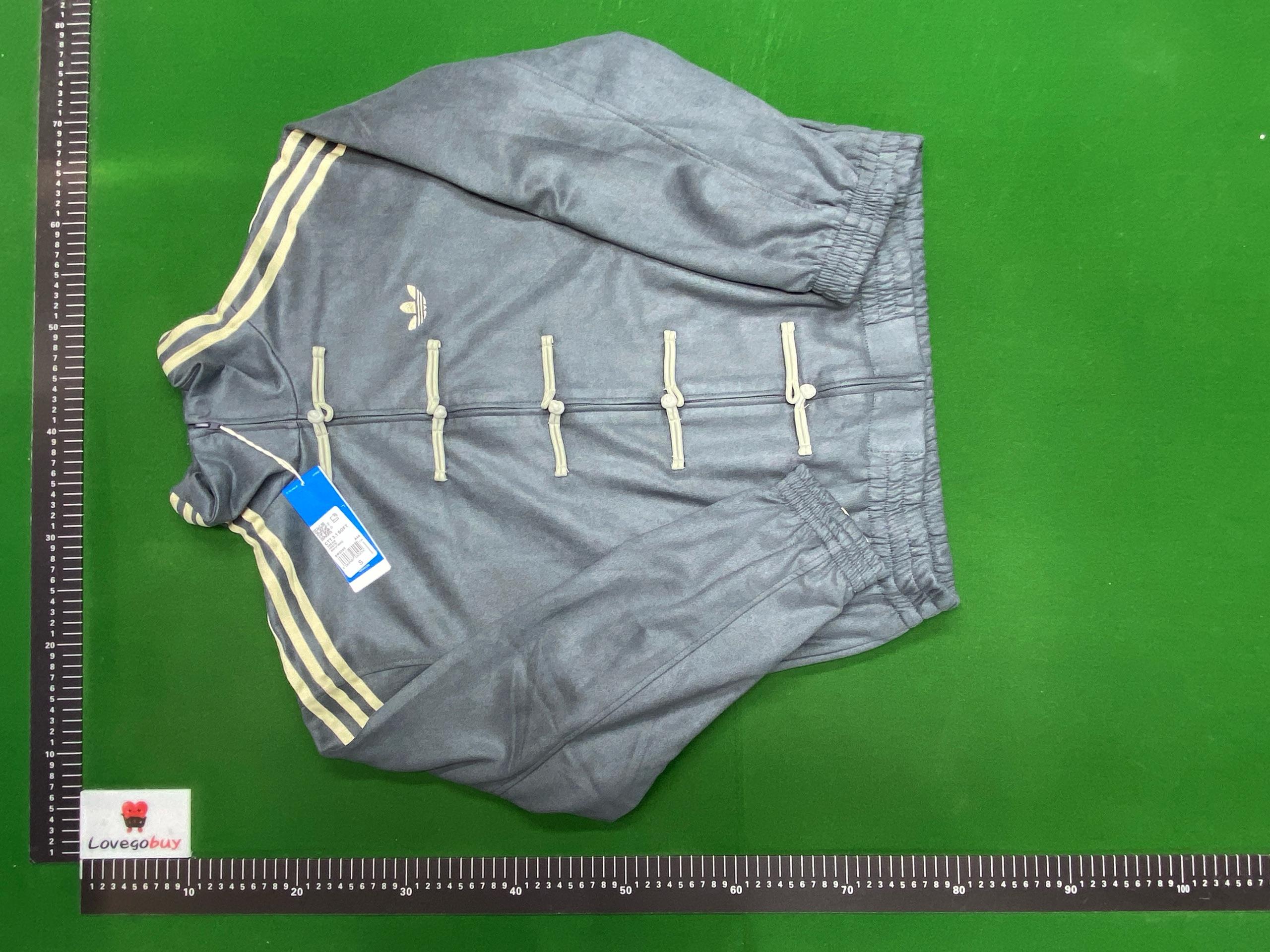 Foto QC 4 de adidas Chinese Style Frog Button Jacket Suede Deep Olive Green