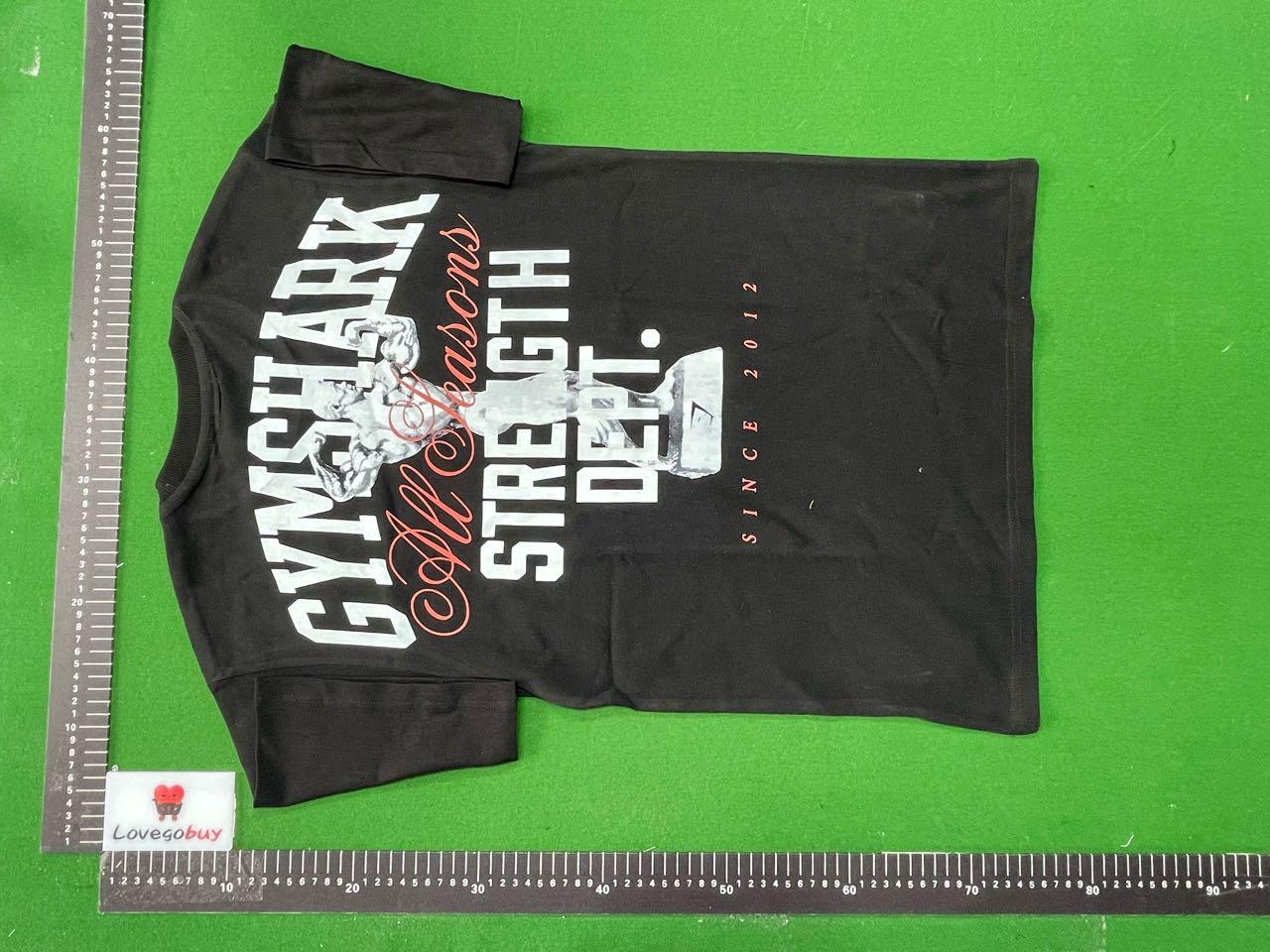 Foto QC 6 de Gymshark Front Logo Back Printed Oversized T-shirt White