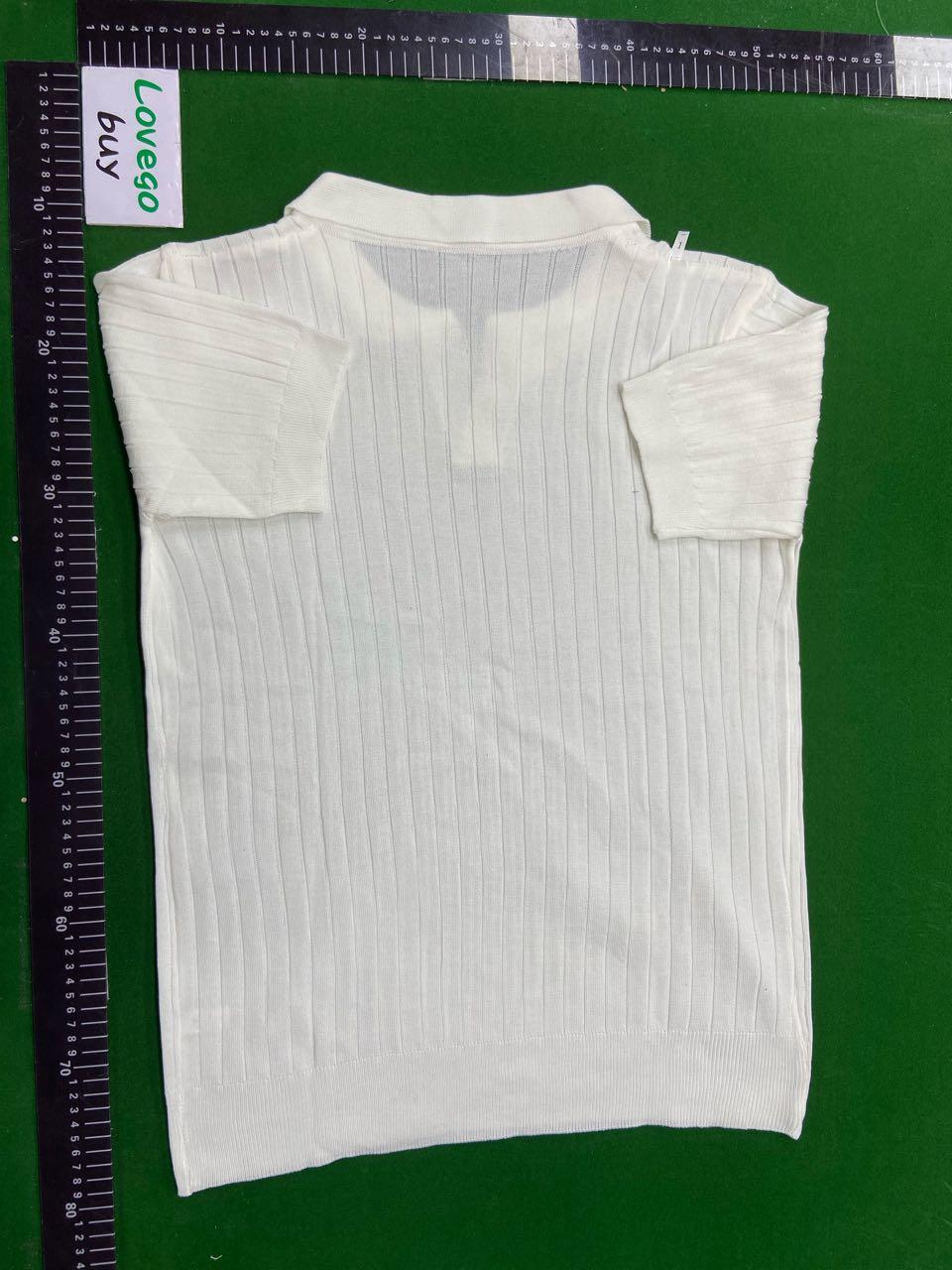 Foto QC 8 de Other Ribbed Knit Polo Shirt Green