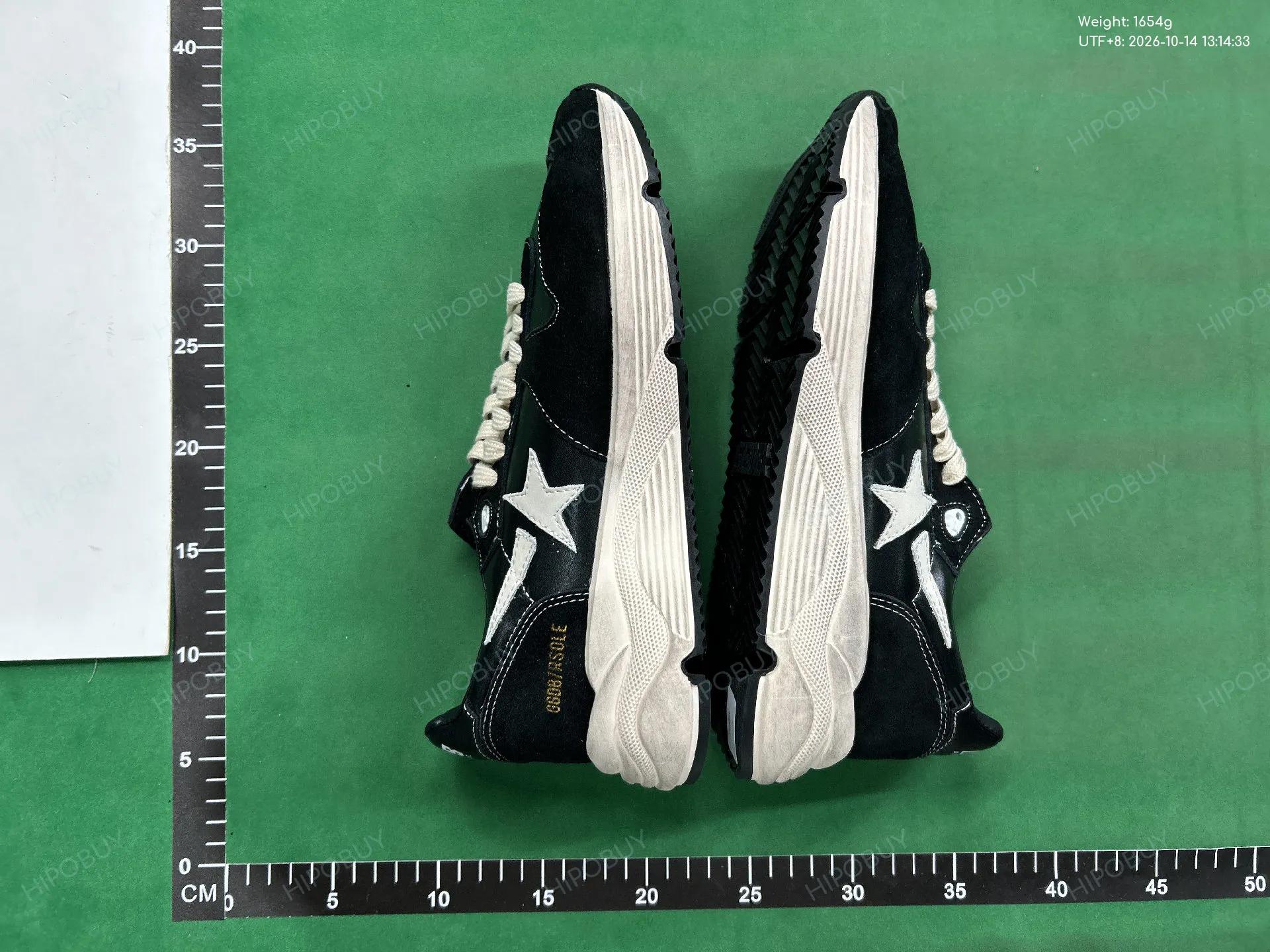 Foto QC 5 de Golden Goose Running Sole Low Black White Star GMF00126.F003775.90352