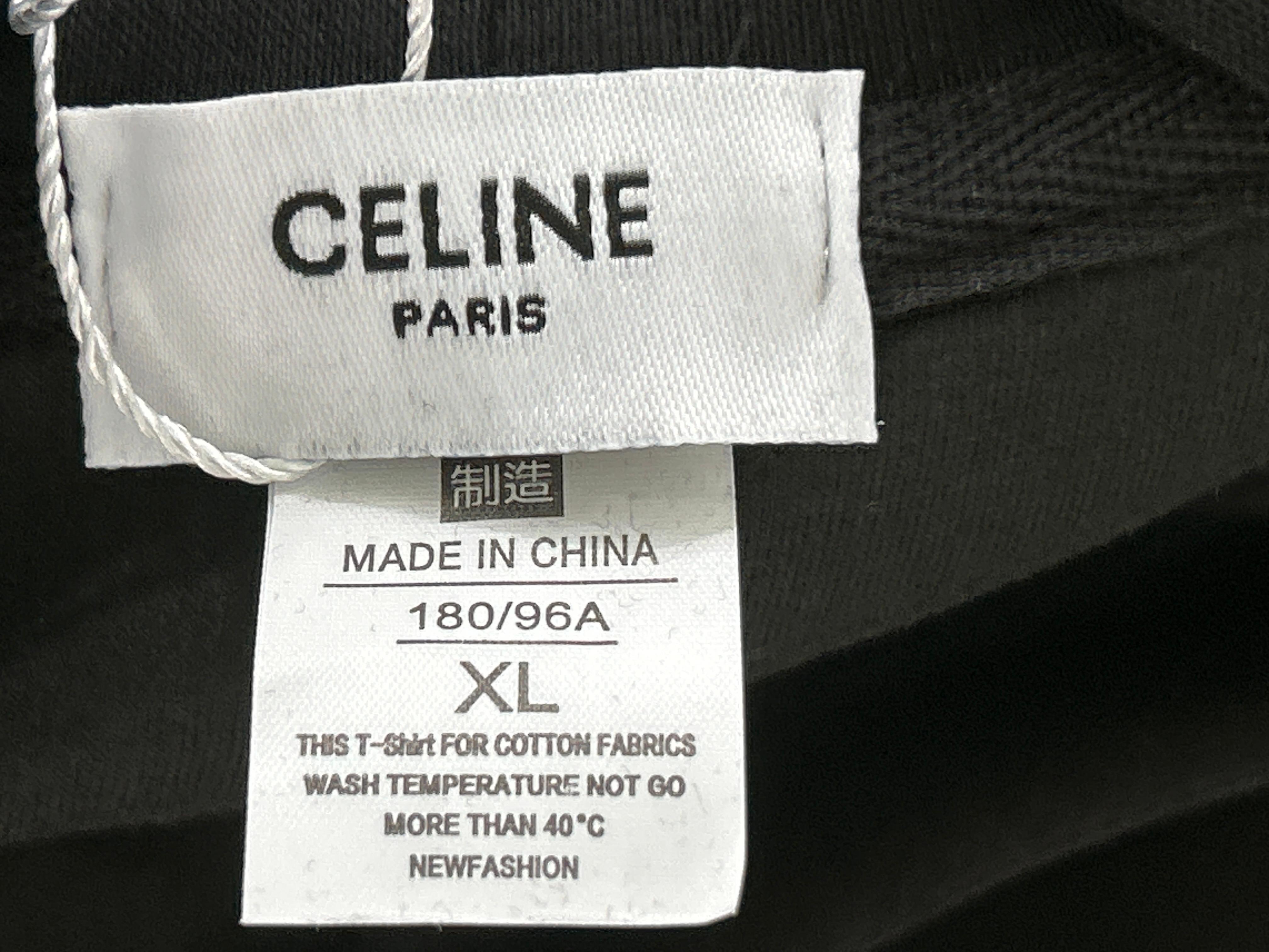 Foto QC 2 de Celine Hoodie Hood Logo Black