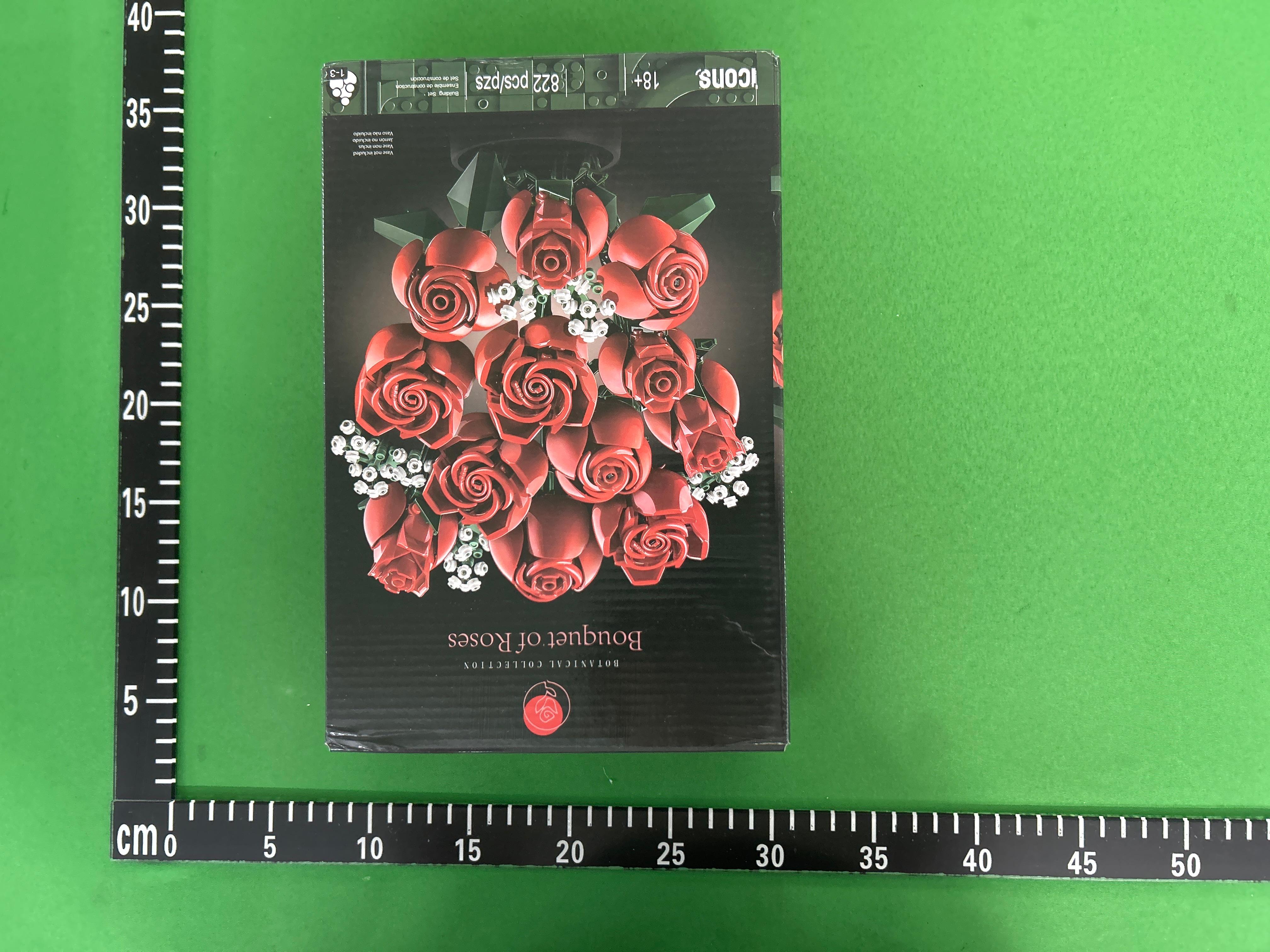 Foto QC 1 de LEGO Botanicals Bouquet of Pink Roses Building Set