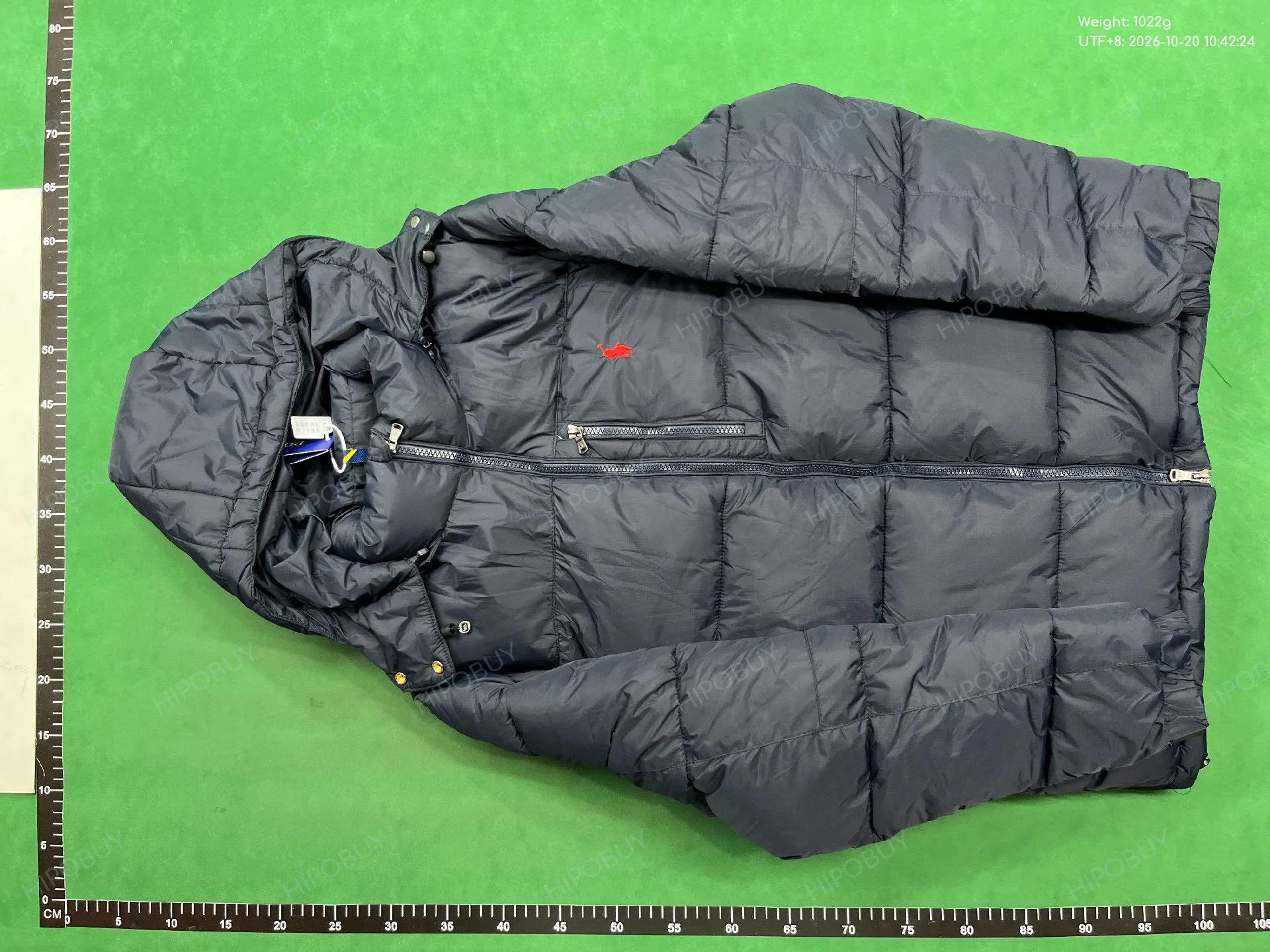 Foto QC 2 de Polo Ralph Lauren Puffer Jacket Detachable Hood Navy Blue