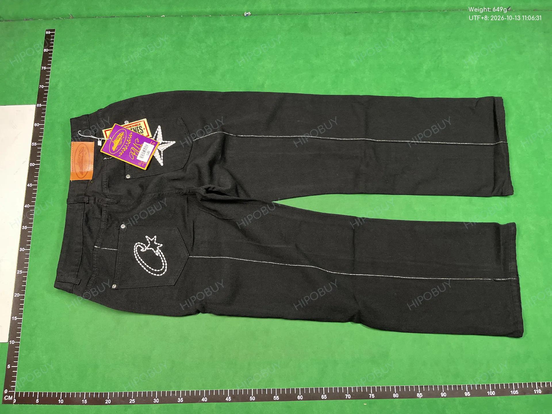 Foto QC 7 de Corteiz Denim Tears Luxe Jeans Baggy Vintage Indigo