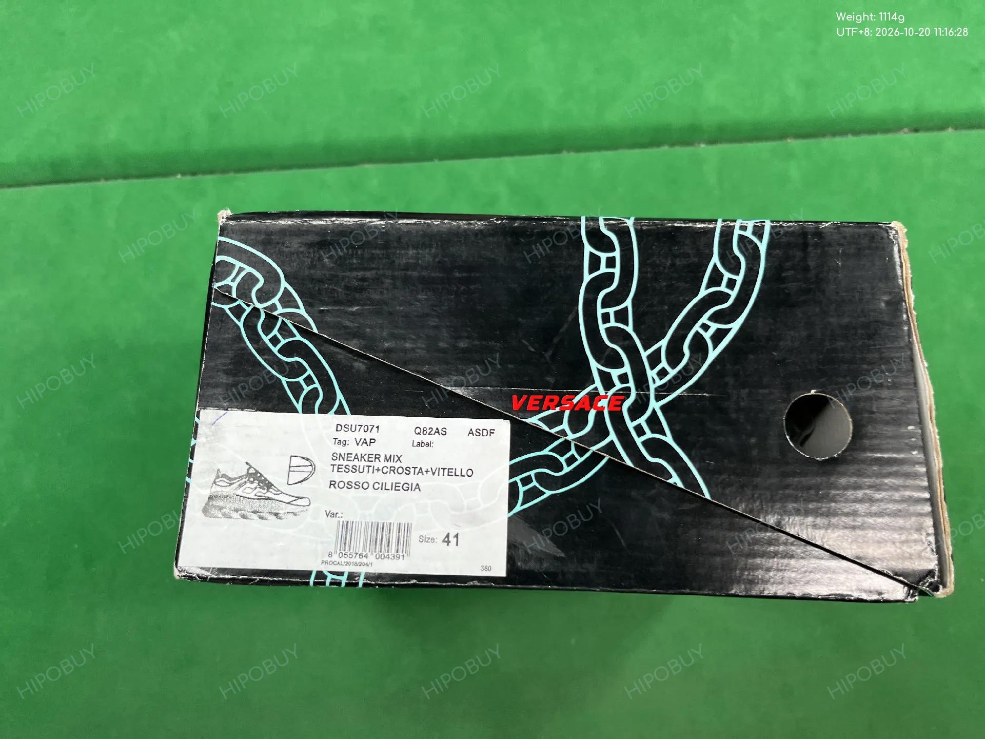 Foto QC 2 de Versace Chain Reaction Low Black White