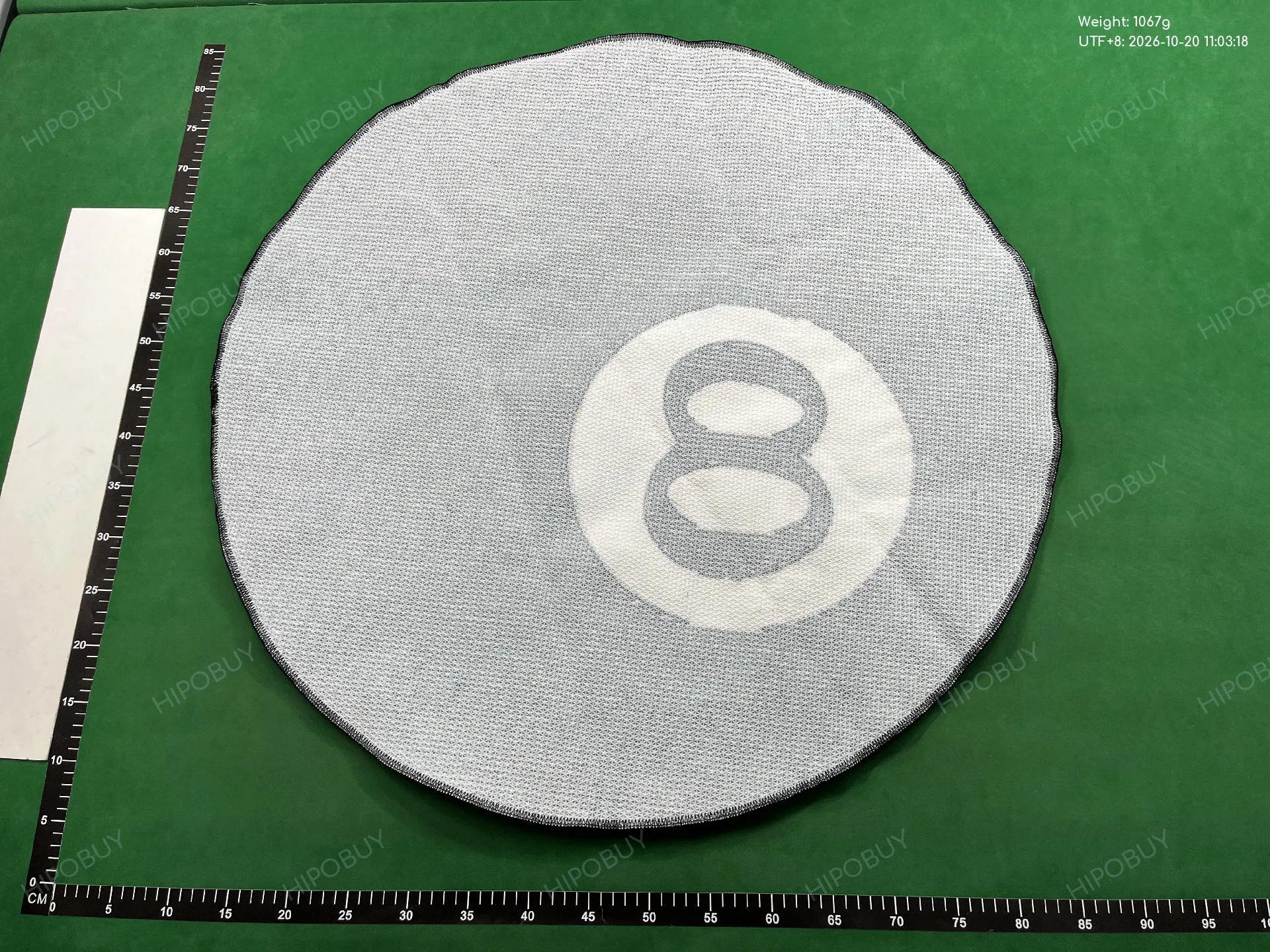 Foto QC 4 de Stussy 8-Ball Rug Black