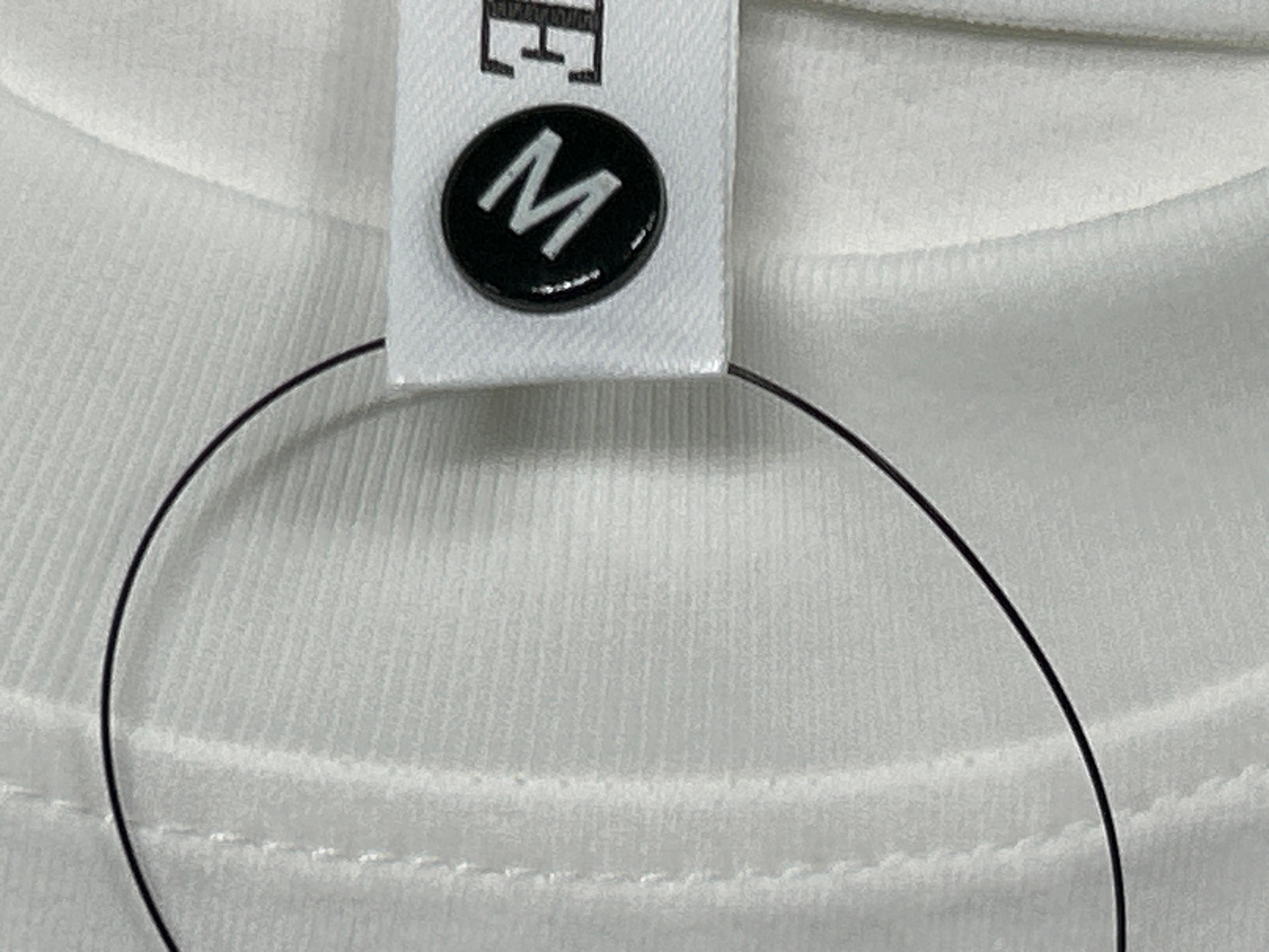 Foto QC 2 de Unbranded T-shirt Slim Fit Round Neck White