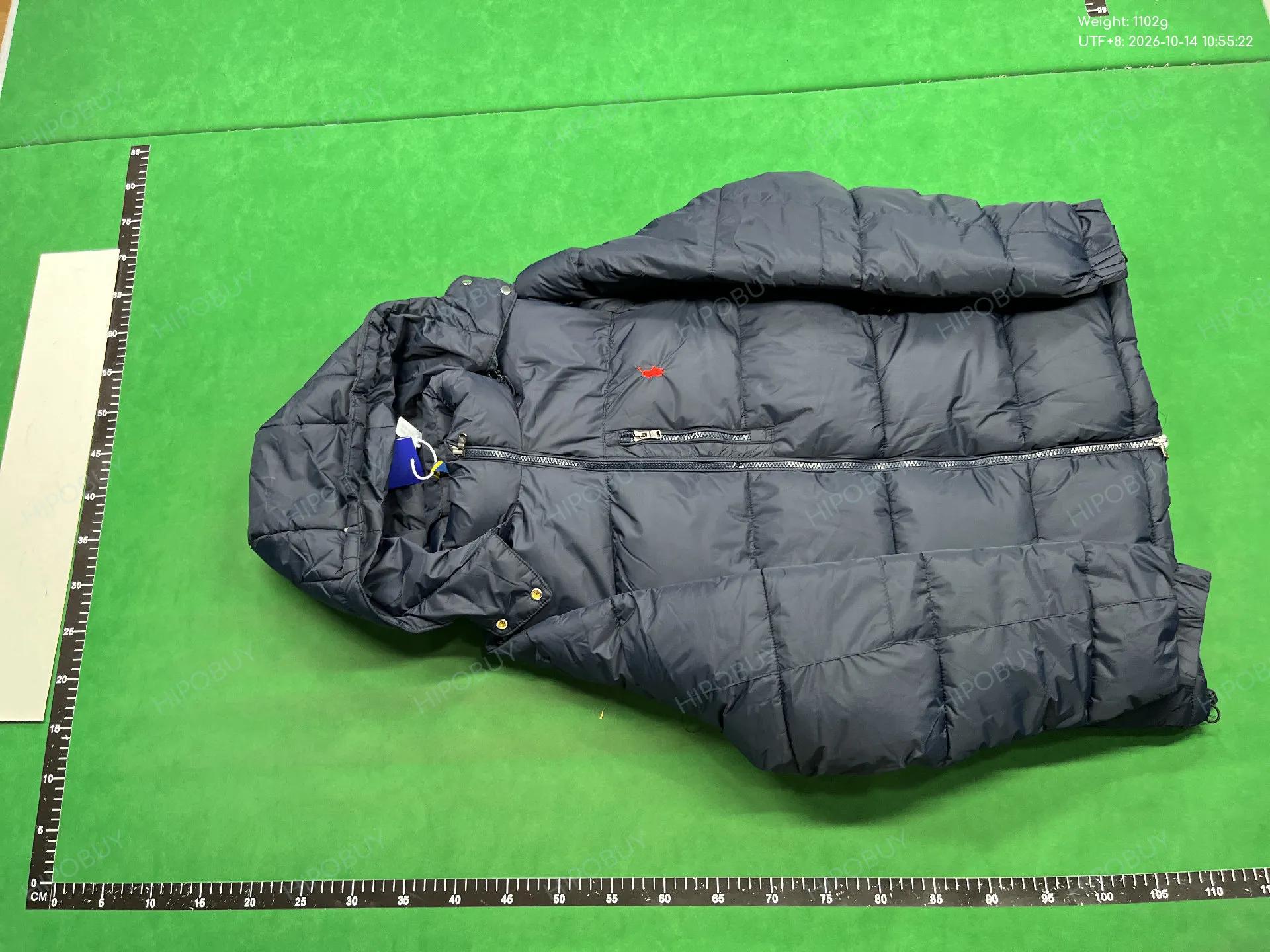 Foto QC 6 de Polo Ralph Lauren Puffer Jacket Detachable Hood Navy Blue