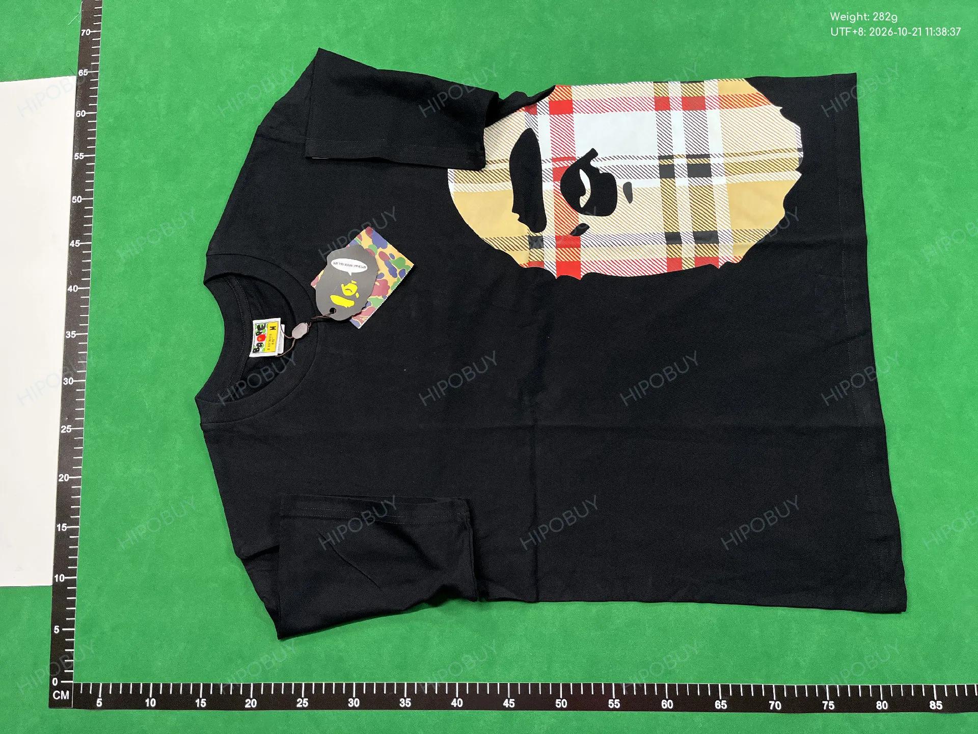 Foto QC 6 de BAPE ABC Camo Tee Side Big Ape Head Navy