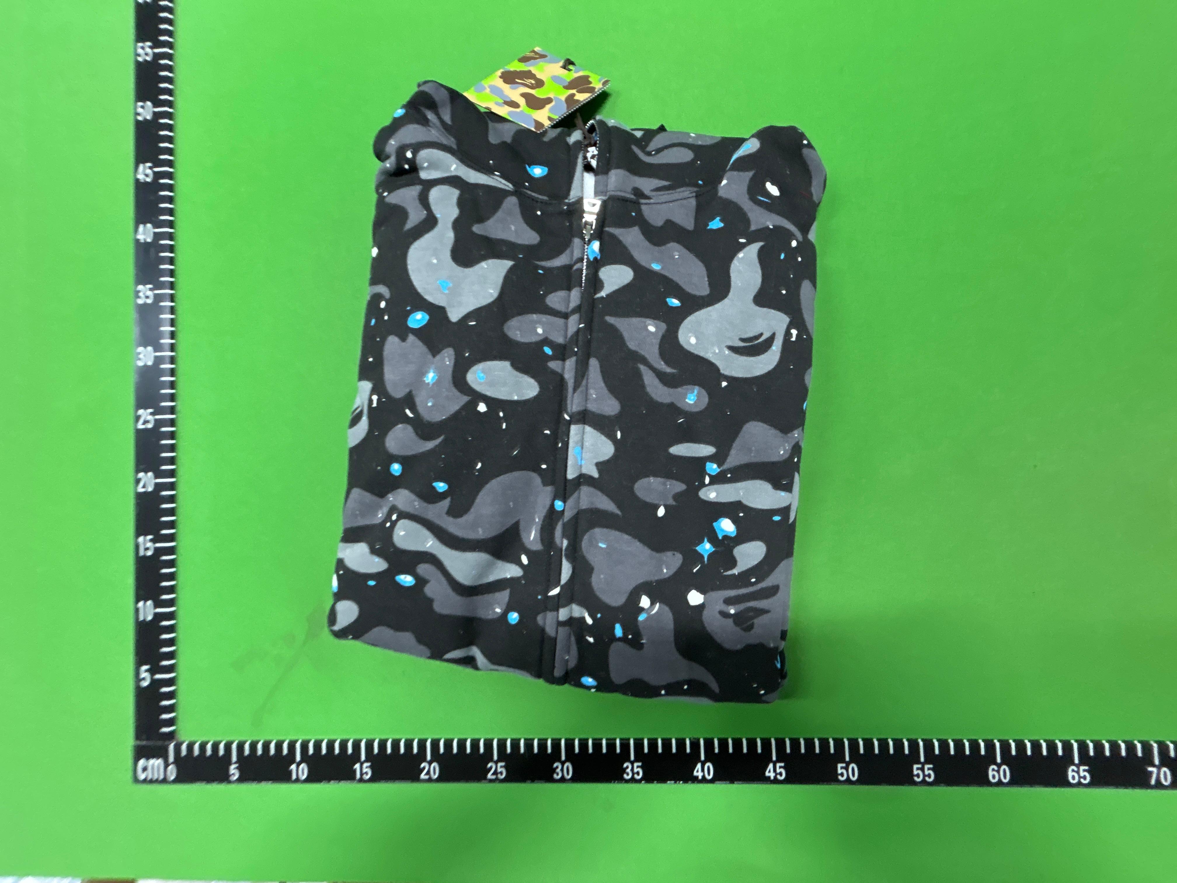 Foto QC 6 de A Bathing Ape Shark Full Zip Hoodie Blue Camo