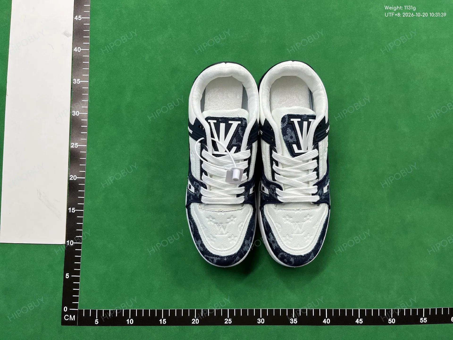 Foto QC 6 de Louis Vuitton Trainer Low Black White Monogram Denim S01