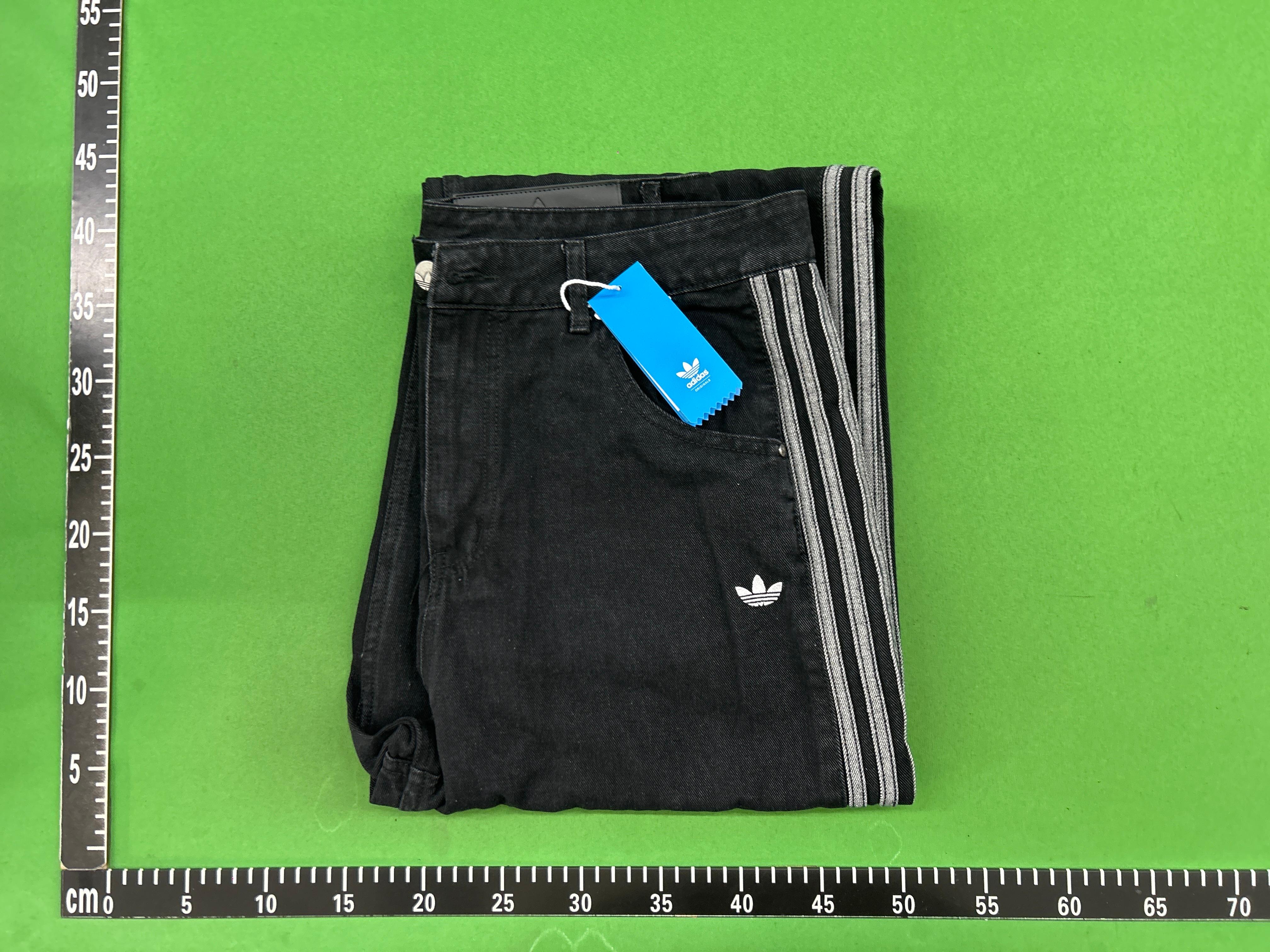 Foto QC 5 de adidas Originals Loose Curved 3-Stripes Jeans Medium Black Denim