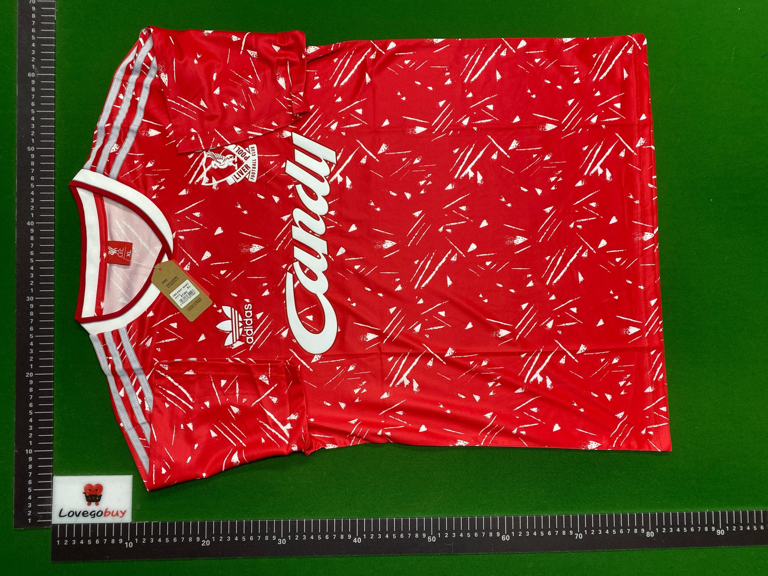 Foto QC 3 de Manchester United Retro 1992/94 Home Lace-up Jersey Red