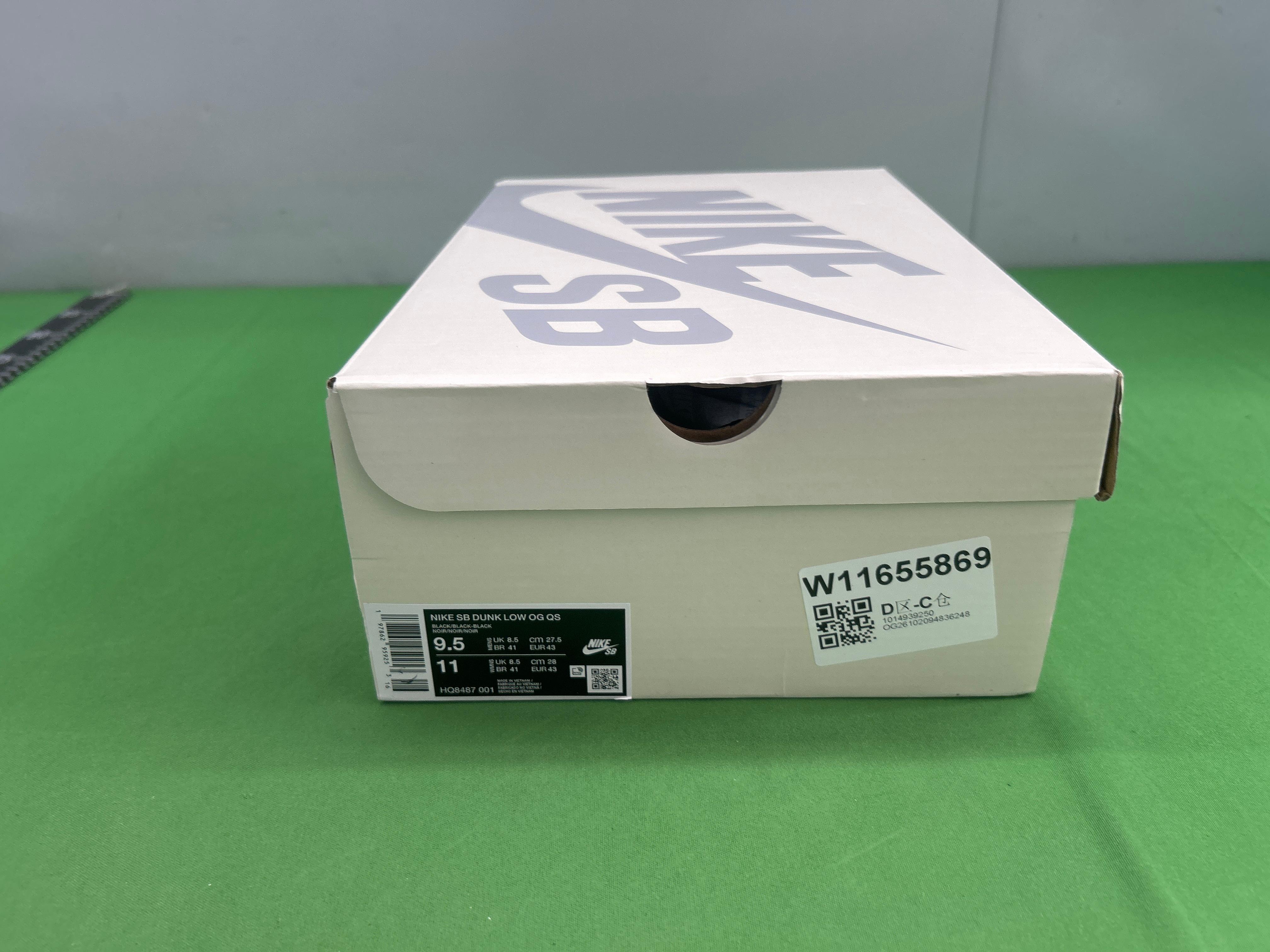 Foto QC 1 de Nike SB Dunk Low OG QS Supreme 94 Black HQ8487-001