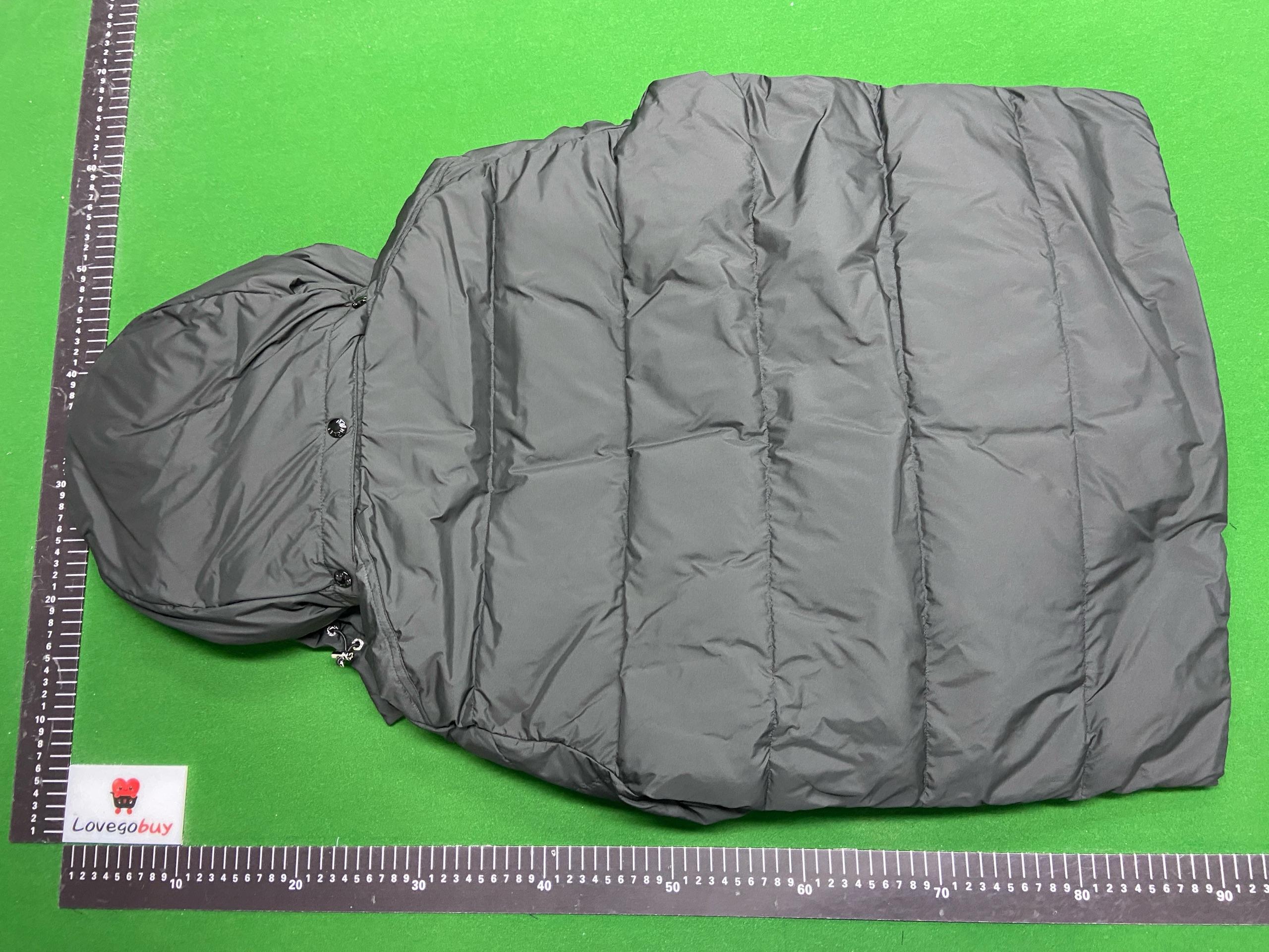 Foto QC 5 de Moncler Maya Down Puffer Jacket Fur Trim Navy