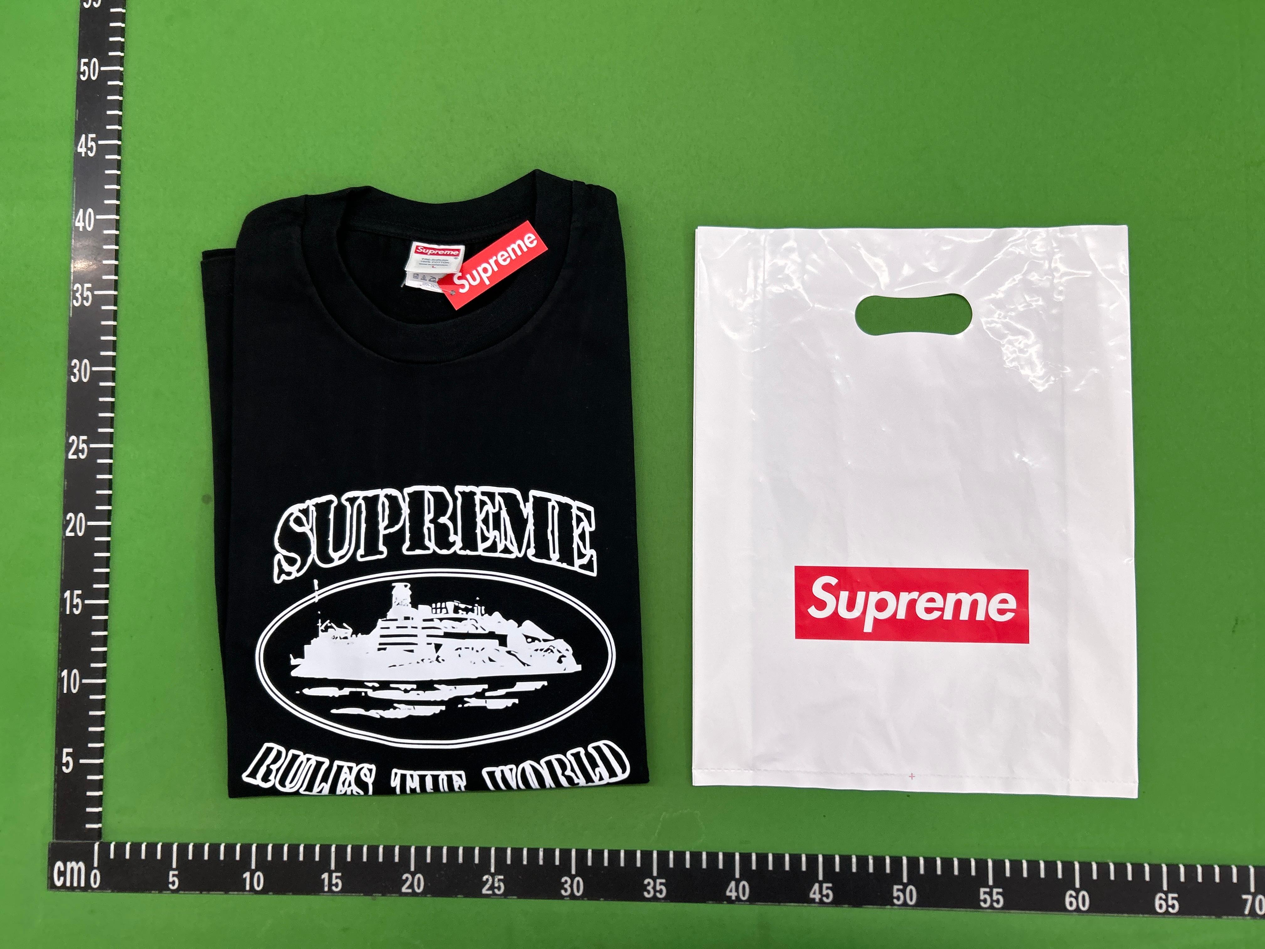 Foto QC 5 de Supreme Swarovski Box Logo Tee White