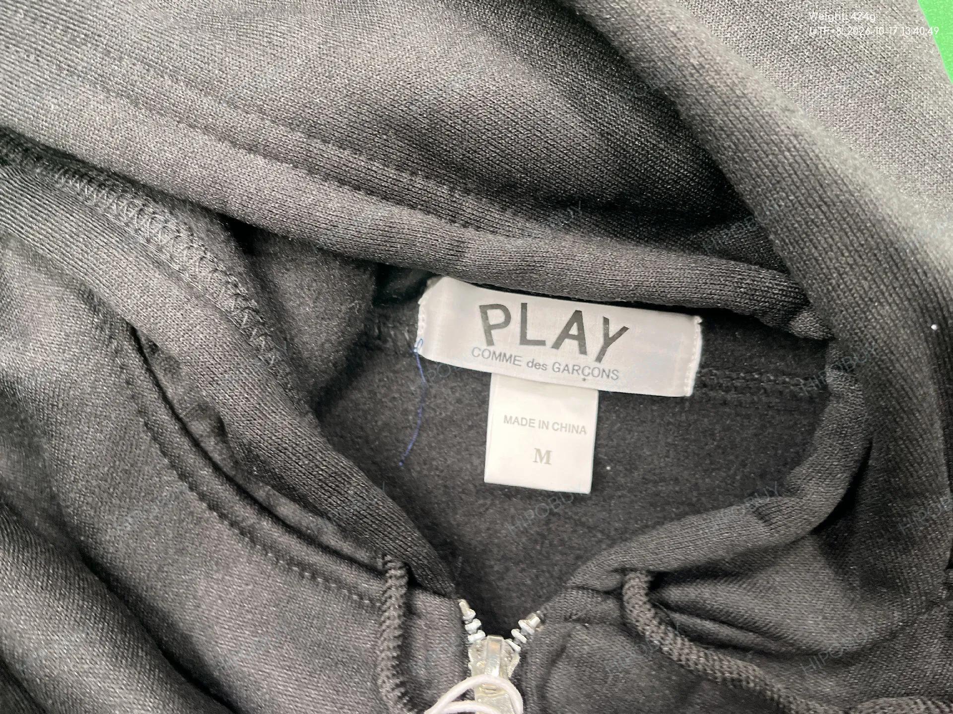 Foto QC 5 de Comme des Garçons Play Sweatpants Yellow Heart Green