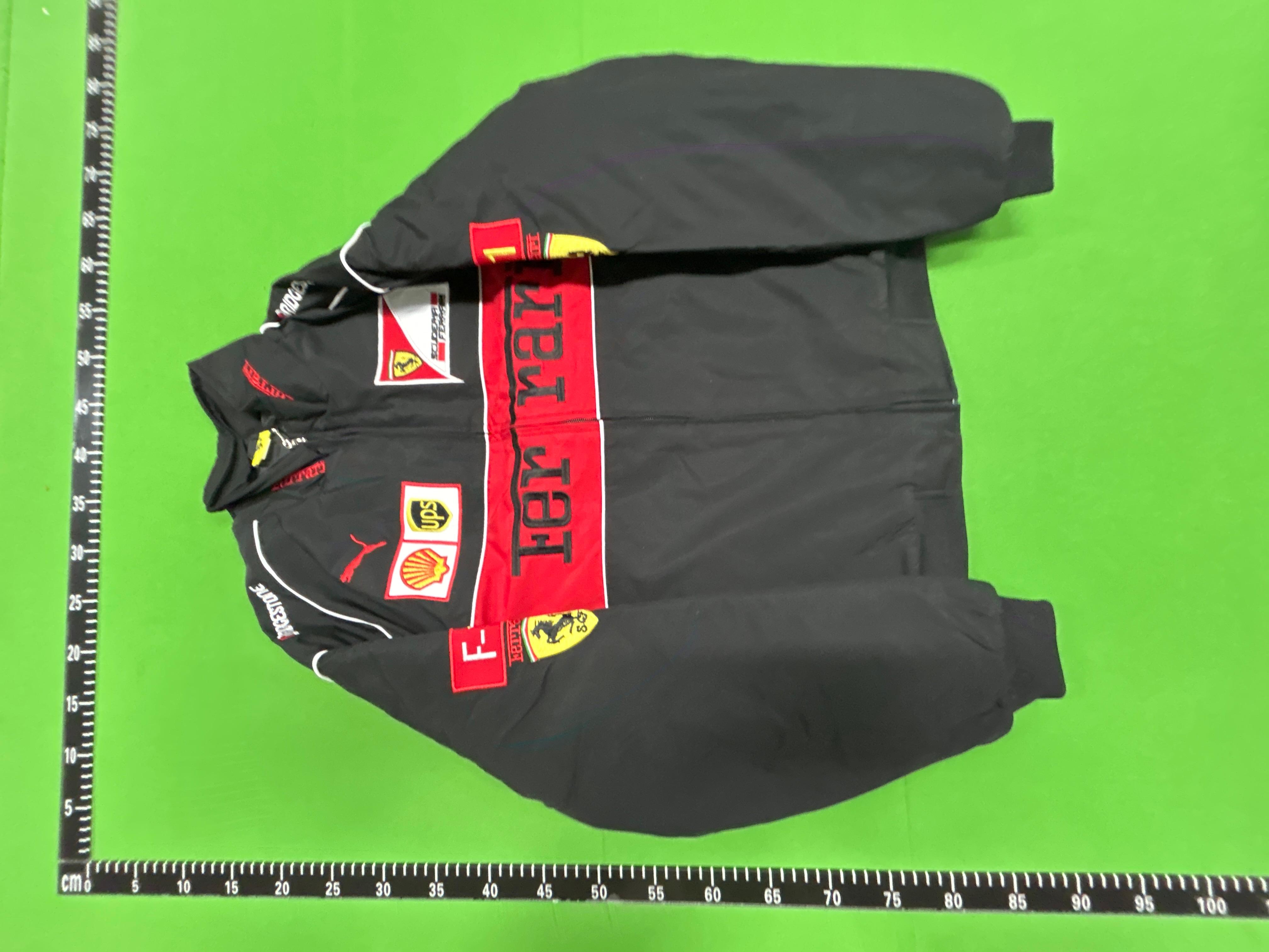 Foto QC 4 de Other Ferrari F1 Racing Bomber Jacket Embroidery Red