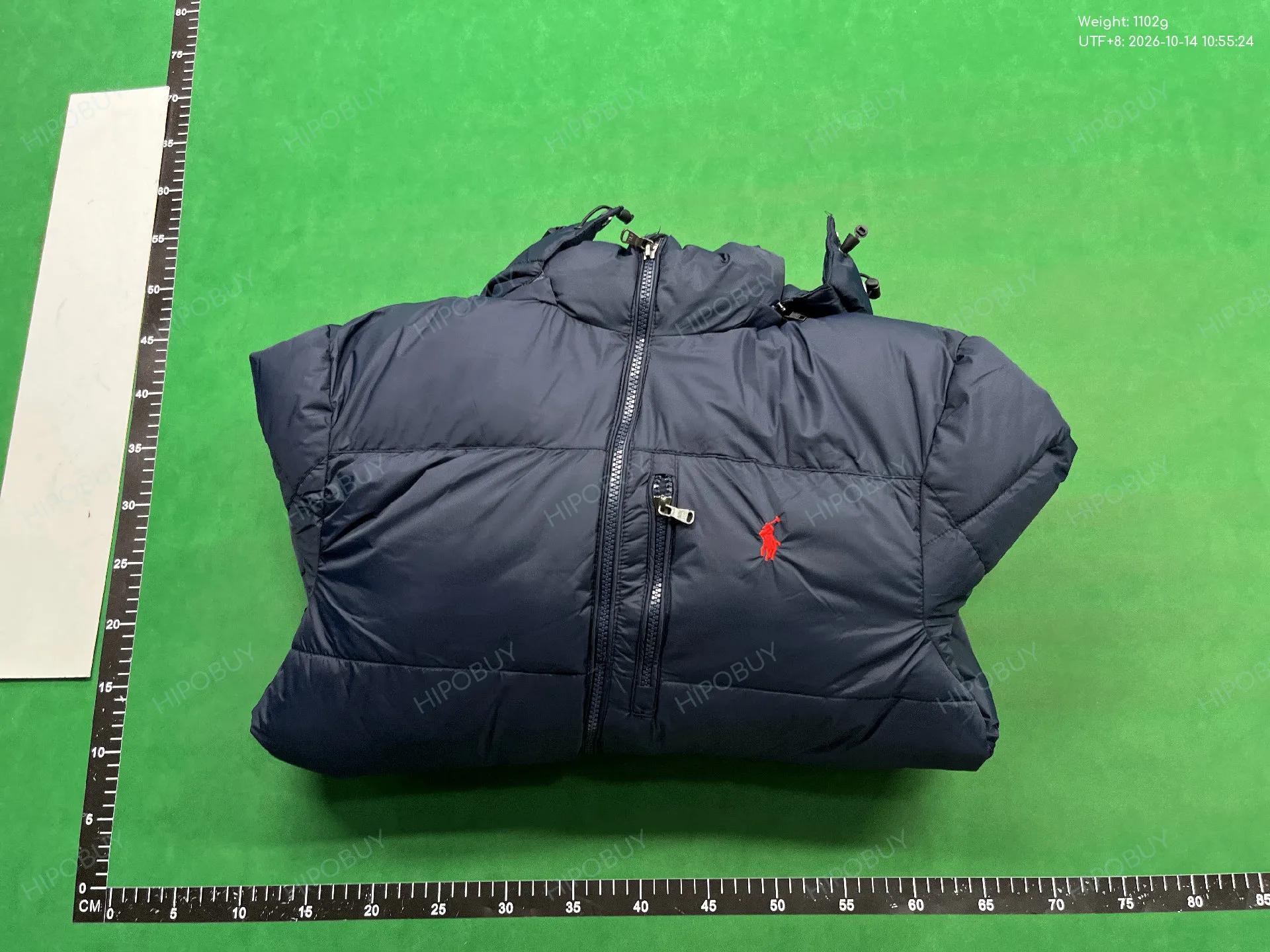 Foto QC 8 de Polo Ralph Lauren Puffer Jacket Detachable Hood Navy Blue
