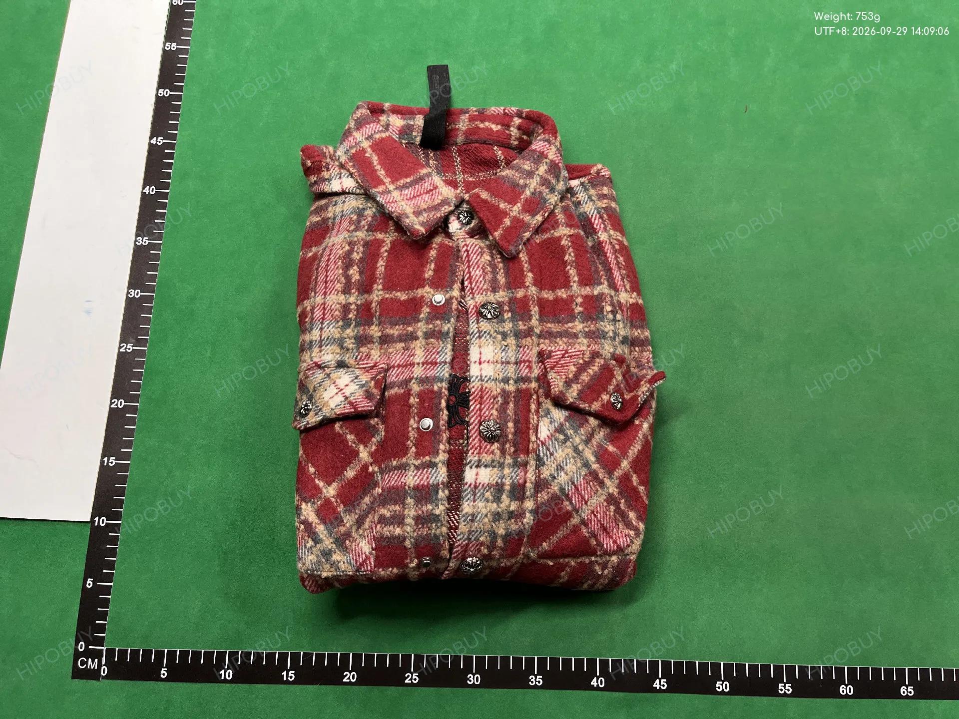 Foto QC 4 de Unbranded Flannel Jacket Plaid Black Brown