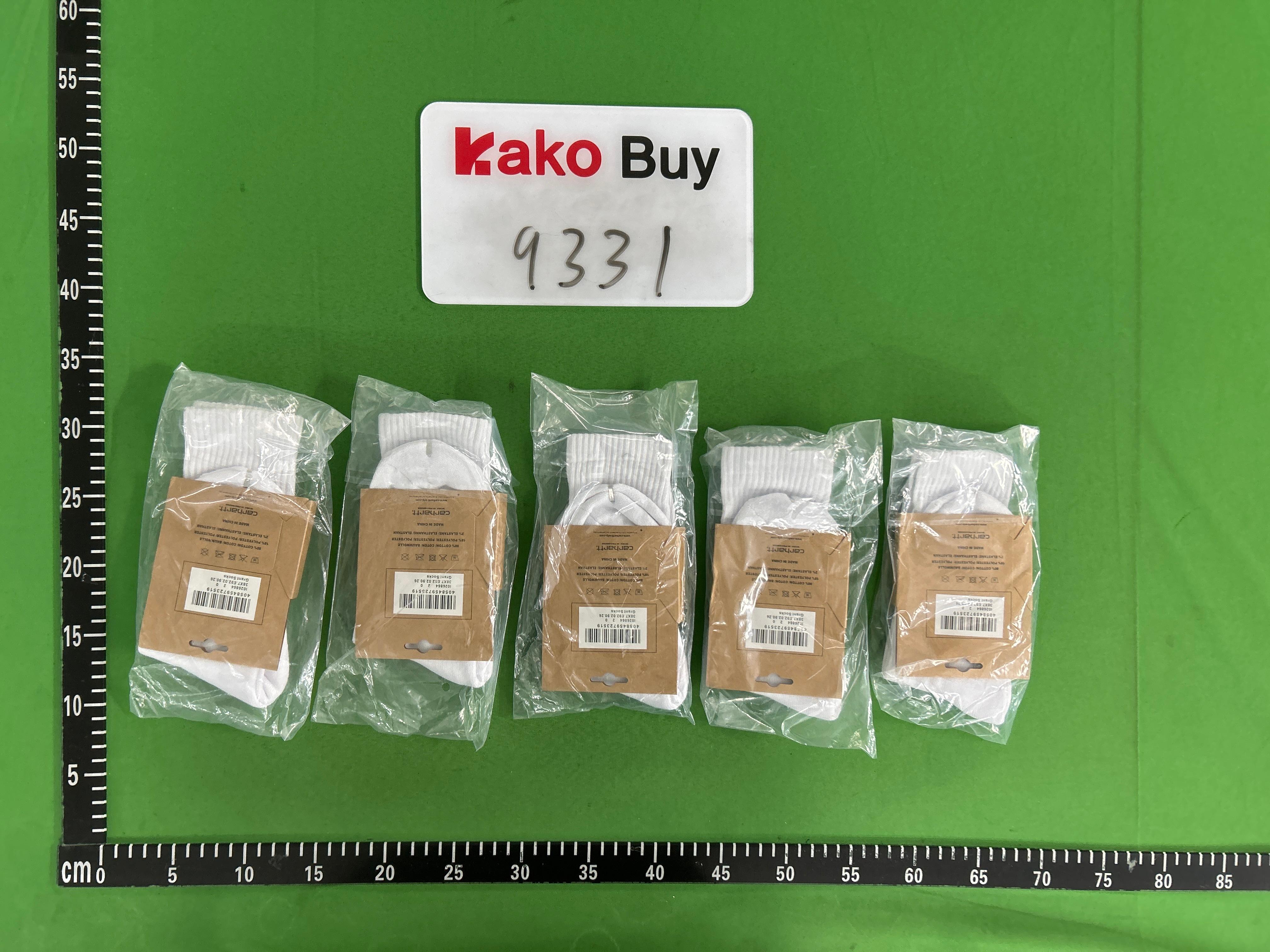Foto QC 6 de Carhartt WIP Crew Socks Gold Embroidered Logo White