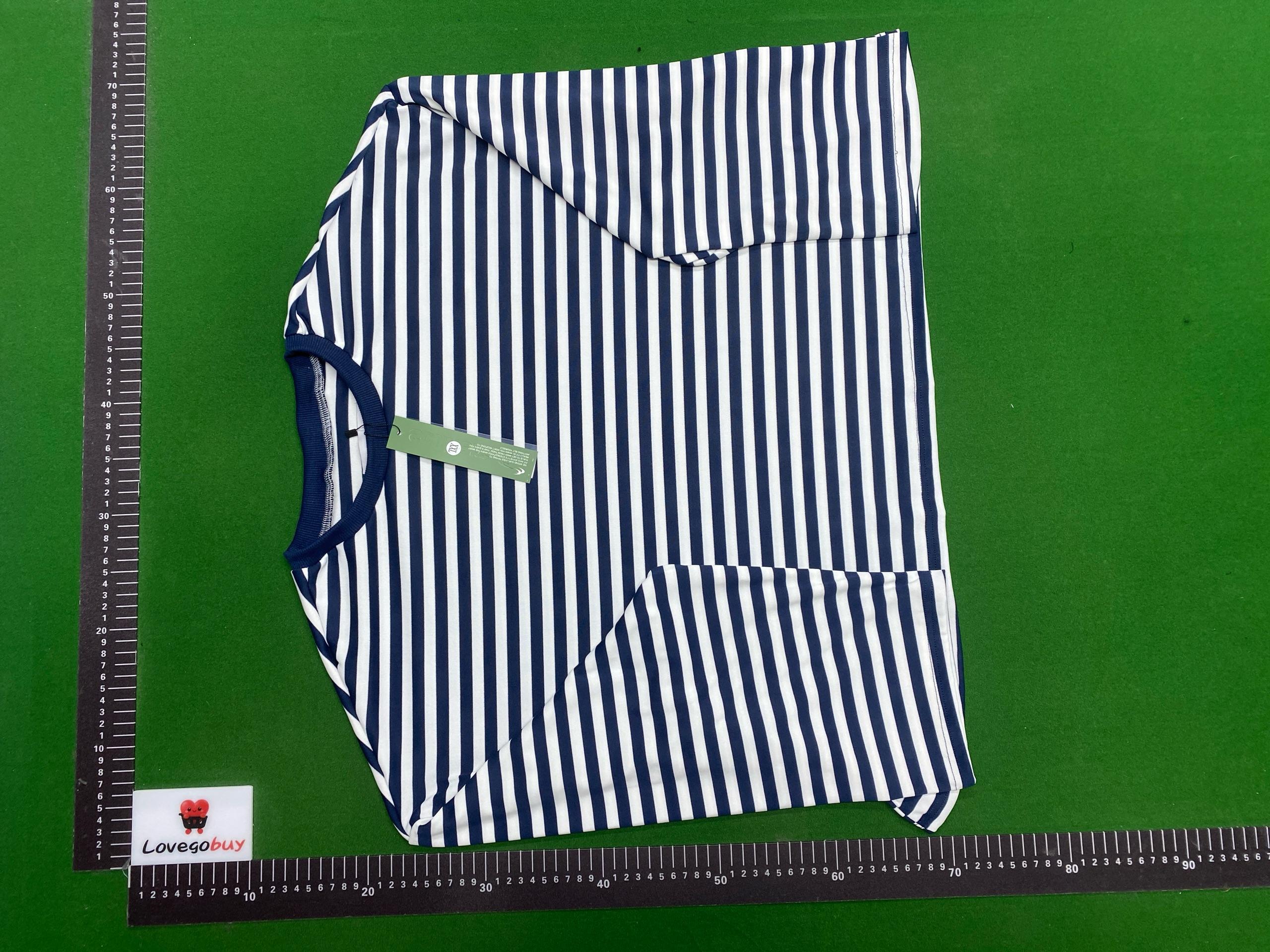 Foto QC 5 de Scuffers T-shirt Striped Logo Navy White