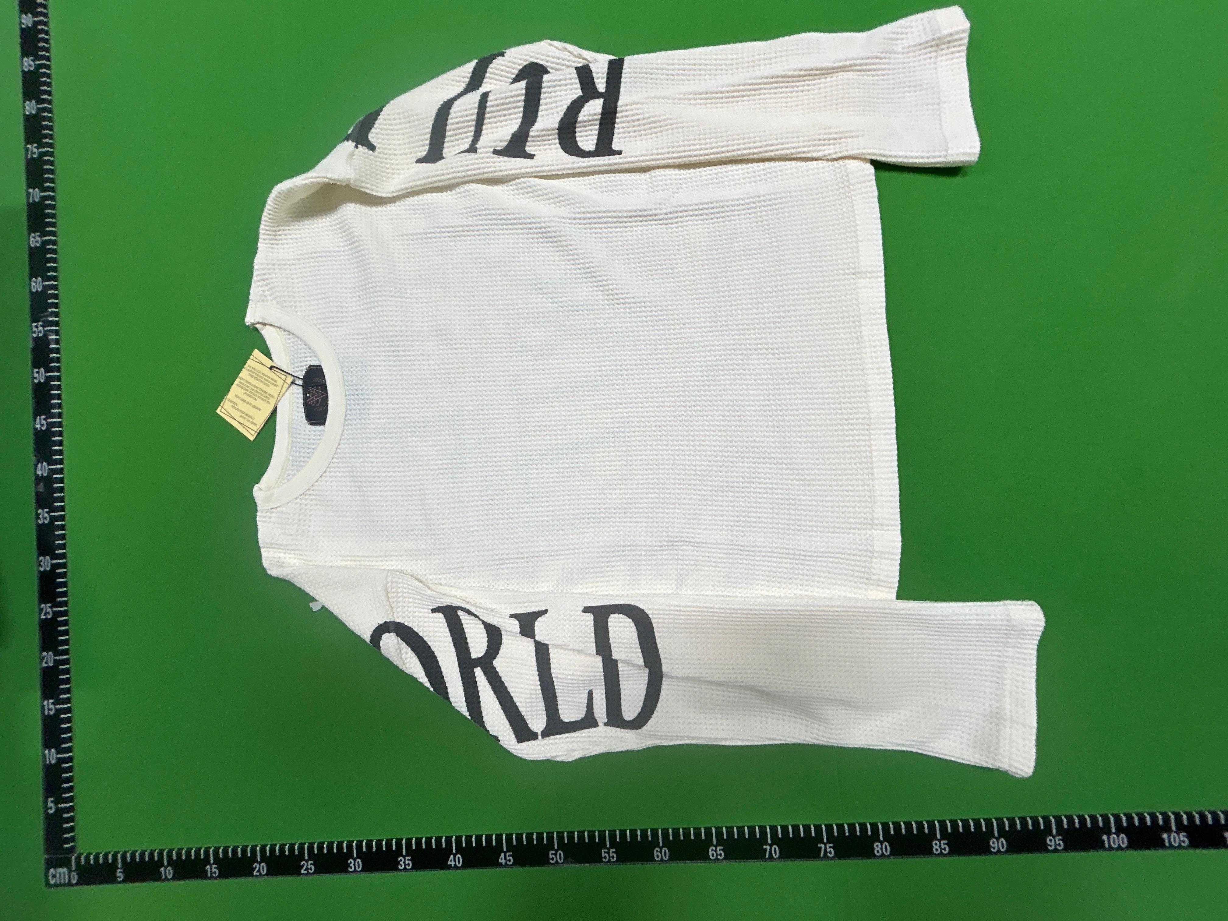 Foto QC 3 de Corteiz Alcatraz T-shirt Raglan Script White Olive
