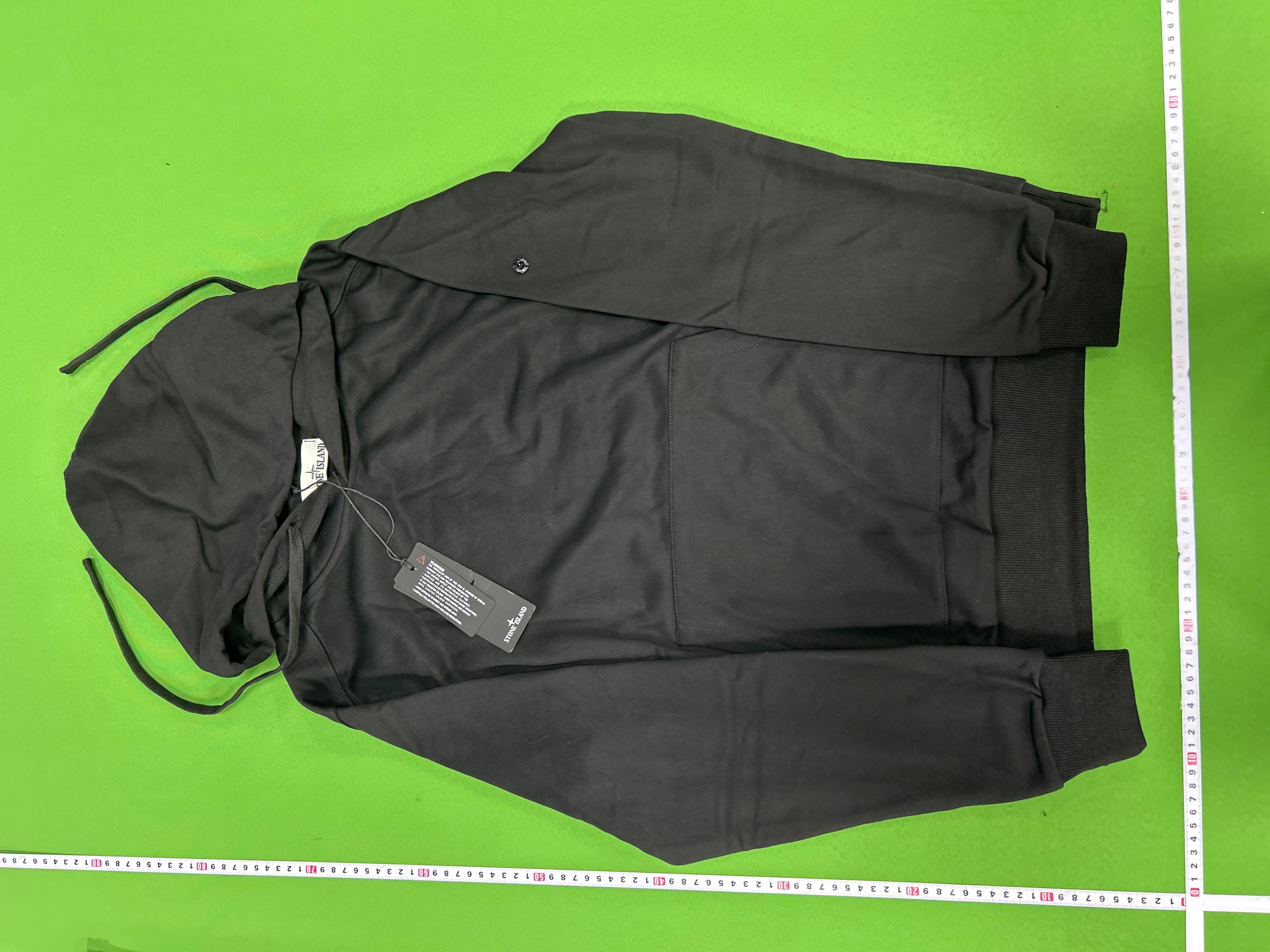 Foto QC 6 de Stone Island Hooded Zip-Up Jacket Cotton Fleece Olive Green